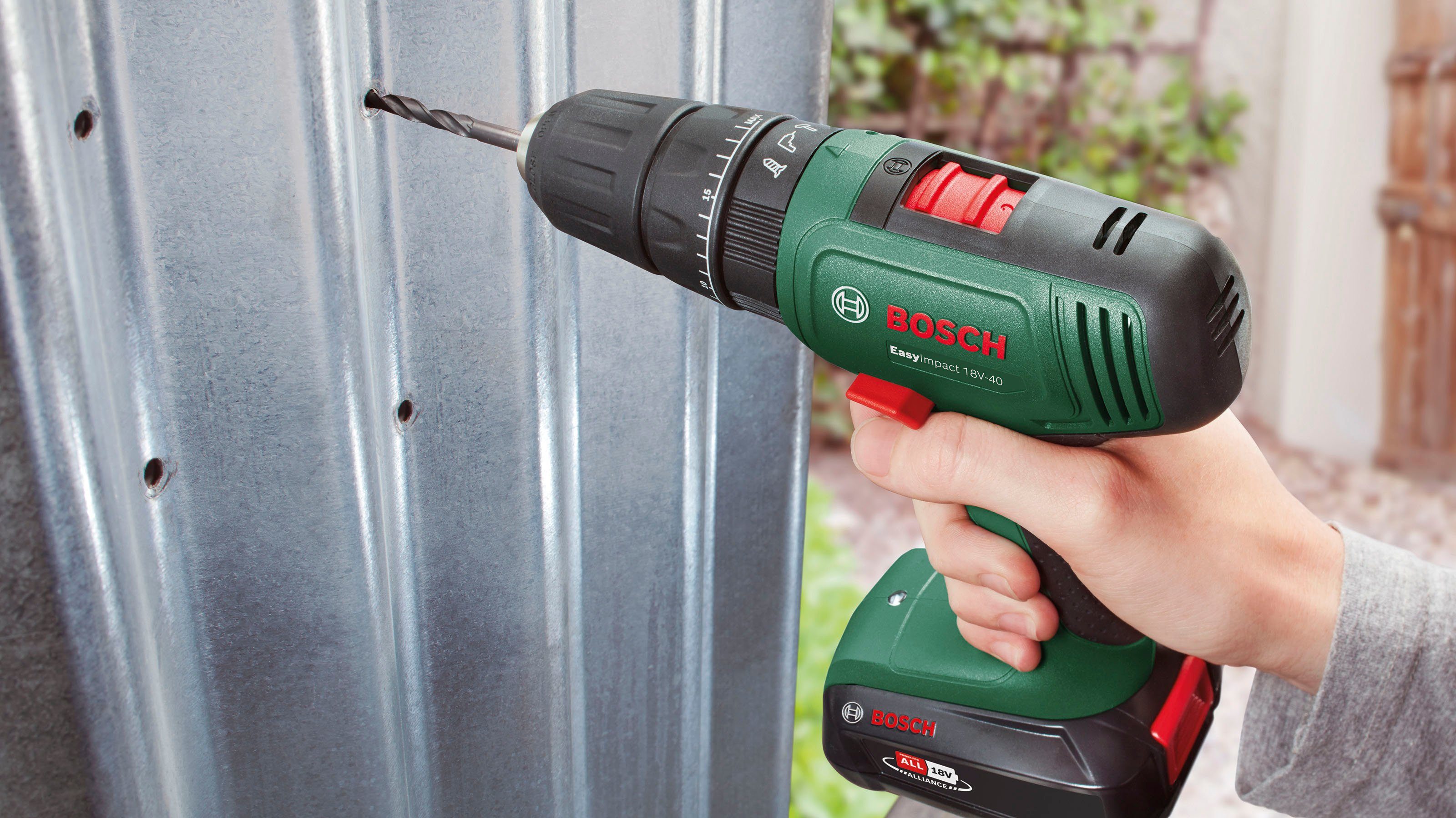 Bosch Home & Garden Akku-Schlagbohrschrauber EasyImpact Systembox, 241 teilig, mit 2 Akkus 18V/1,5Ah und Ladegerät – Bild 5 von 5