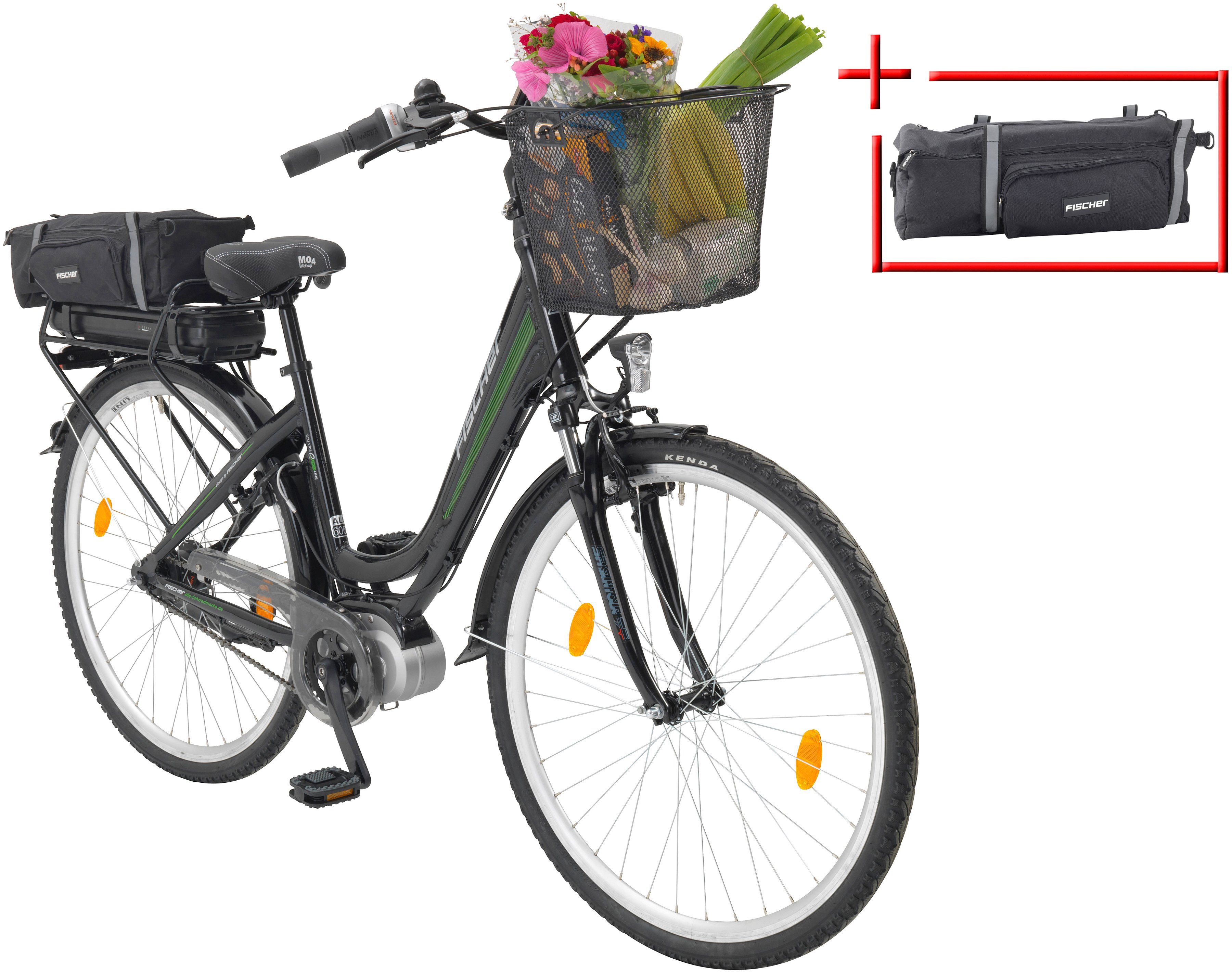 fischer e bike city fahrrad mittelmotor