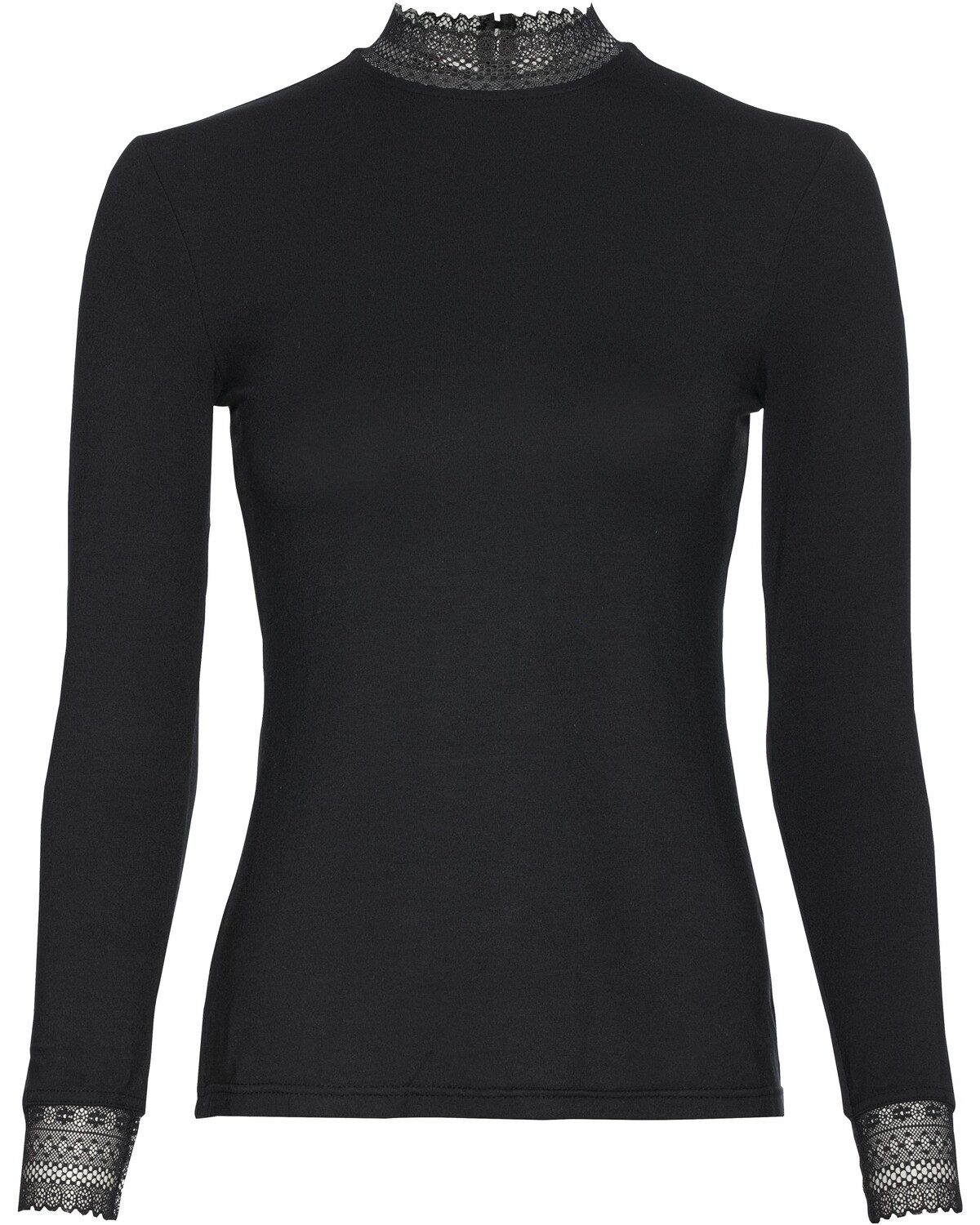 Zero Damen Langarmshirt Mit Stehkragen – Figurbetonter, Einfarbiger Basic-Pullover, Perfekt Zum Kombinieren Für Jeden Tag