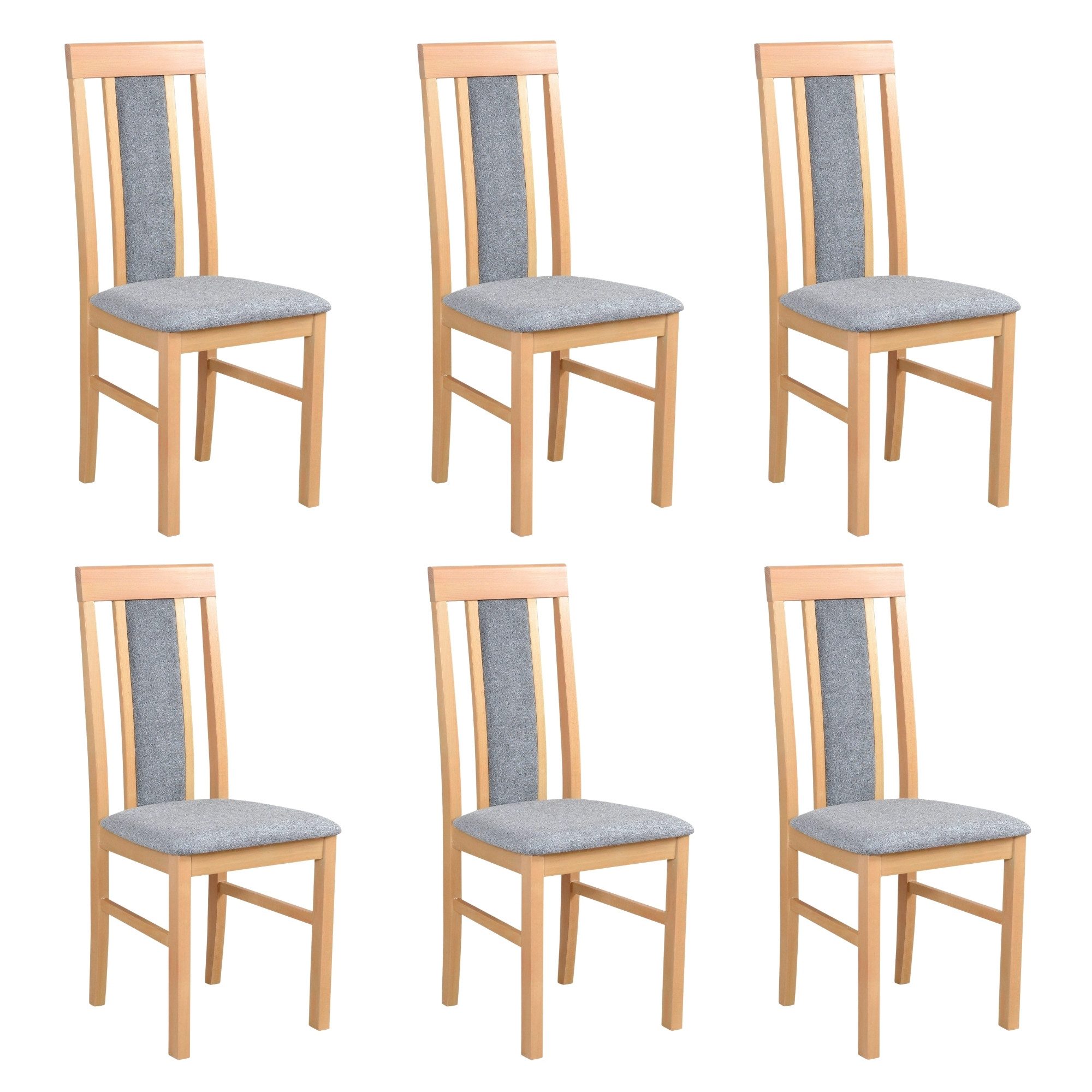 MOEBLO Stuhl ELIONA 2 (Eleganter Massivholz-Stuh günstig online kaufen