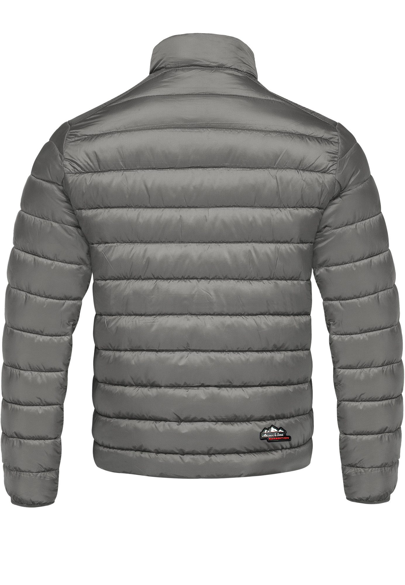 Amaci&Sons Steppjacke RYE Steppjacke Herren Männer Outdoor Basic Patch Jacke Herbst Winter Steppjacke – Bild 2 von 2