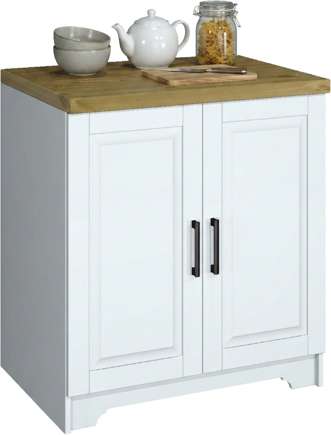 Home affaire Unterschrank Meliss aus massiver Kiefer, Breite 80 cm, Soft-Close-Funktion – Bild 5 von 5