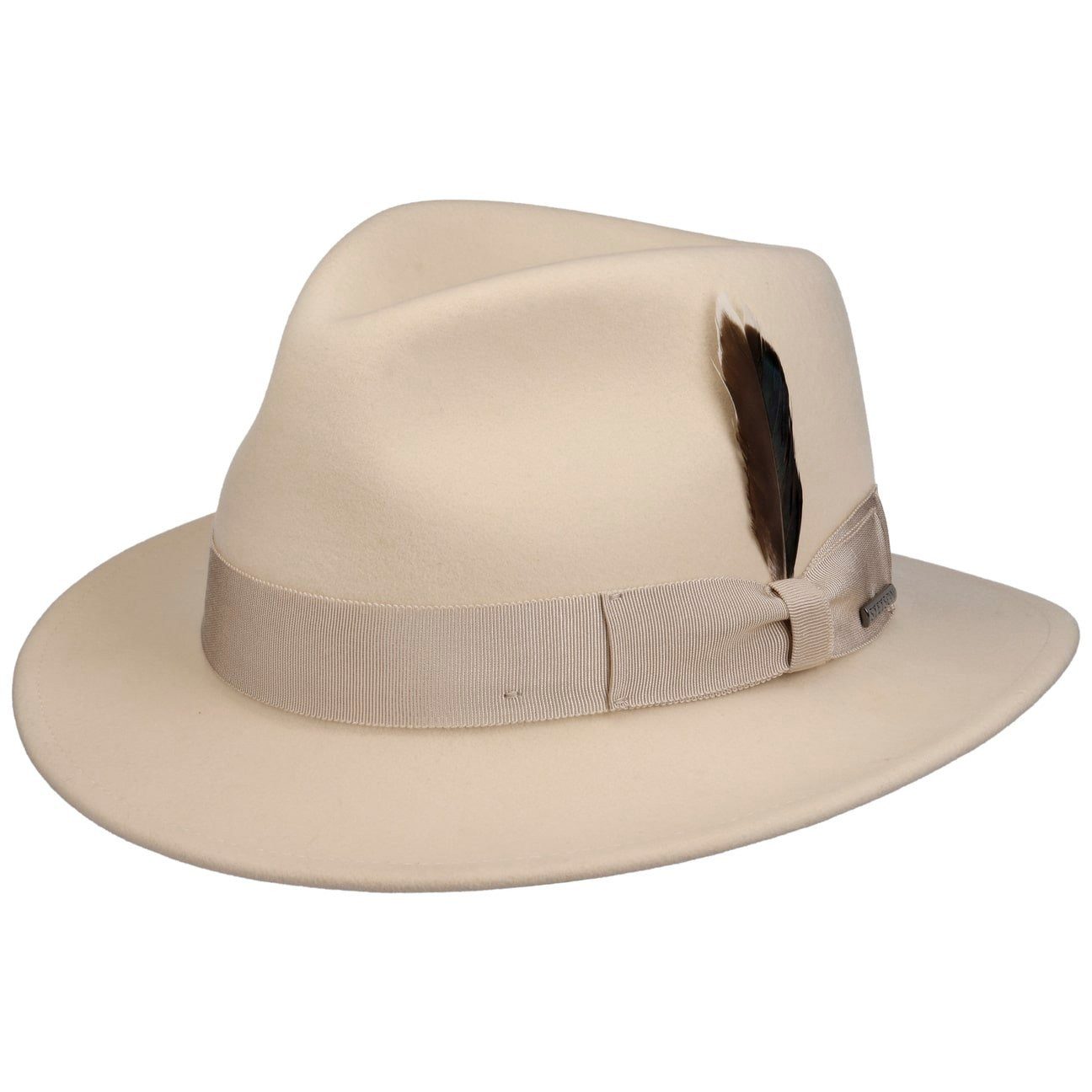 Stetson Filzhut (1-St) Wollfilzhut mit Ripsband