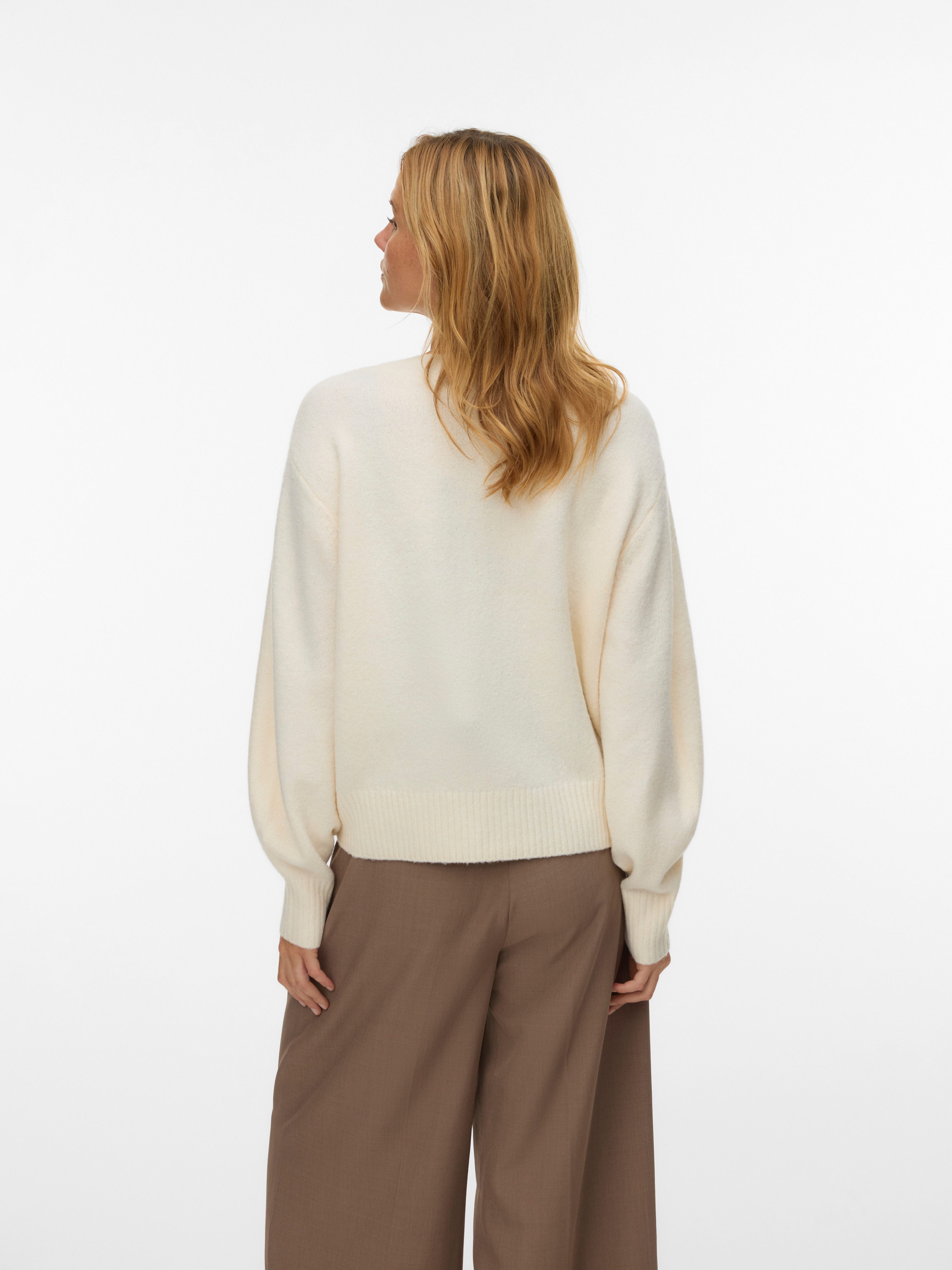 Vero Moda V-Ausschnitt-Pullover VMBOOM LS V-NECK günstig online kaufen