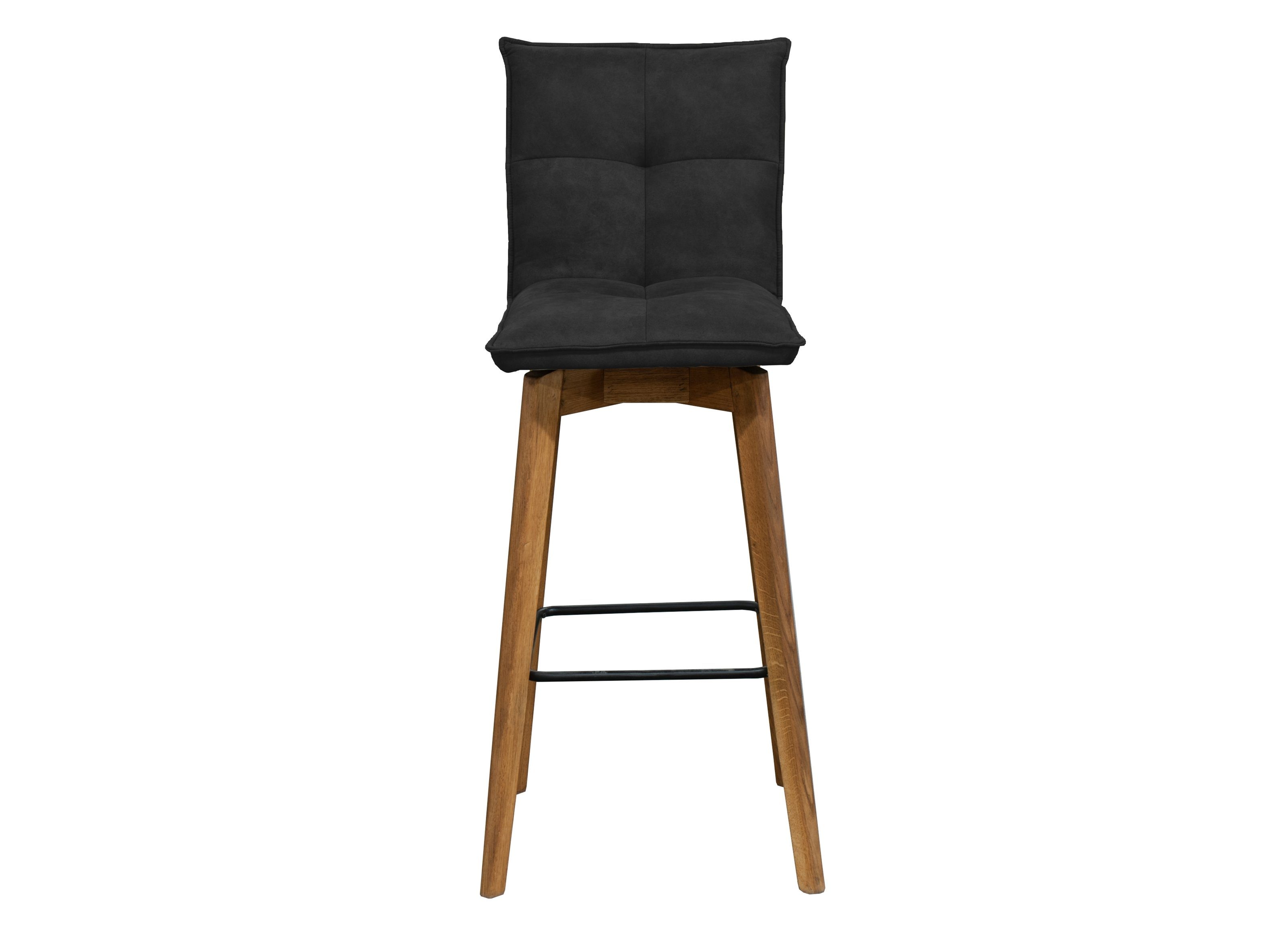 Anthrazit (BxHxT: aus cm), 43x112x50 Eiche in / möbelando ST-0710 schwarz Stuhl