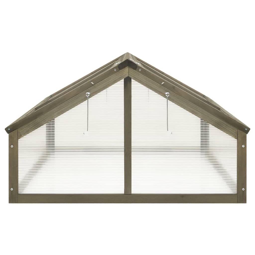 vidaXL Gewächshaus Gewächshaus Grau 11...