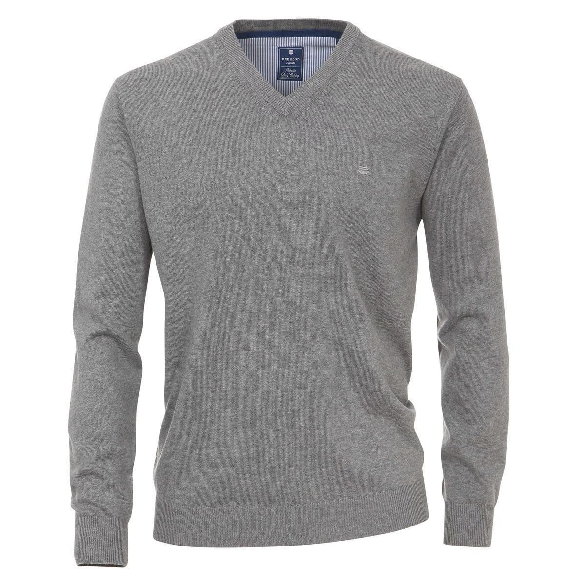 Redmond V-Ausschnitt-Pullover REDMOND Casual Herren Pullover Langarm V-Neck günstig online kaufen
