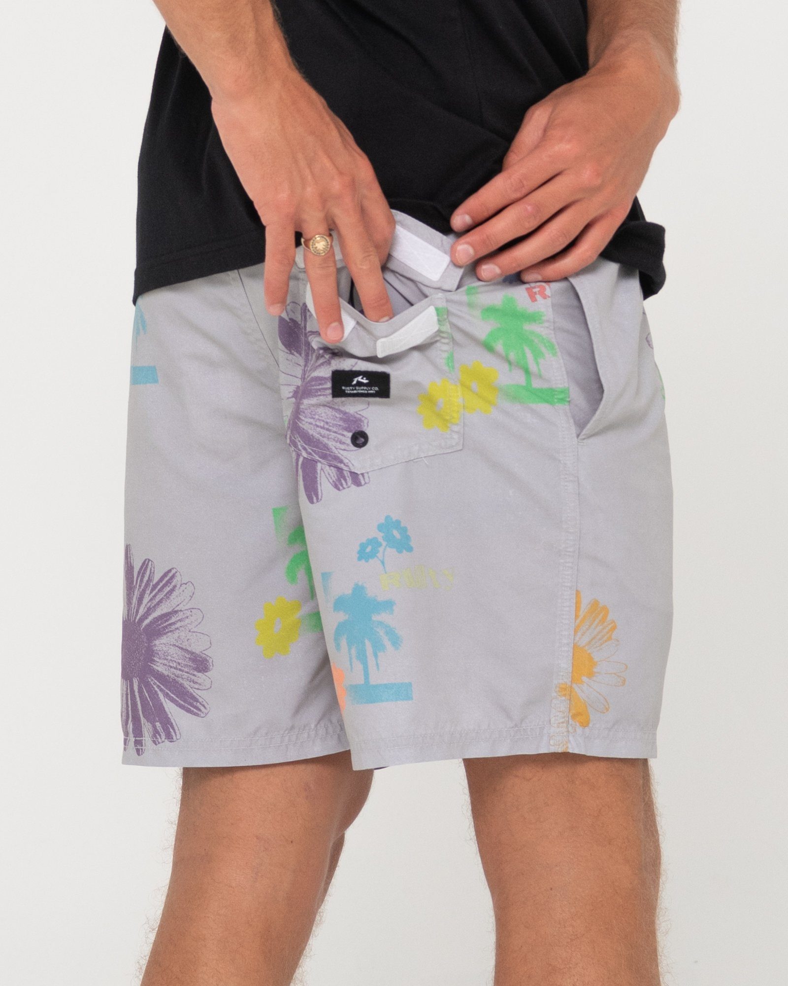 Rusty Elastic Electric Sax Boardshort Boardshorts