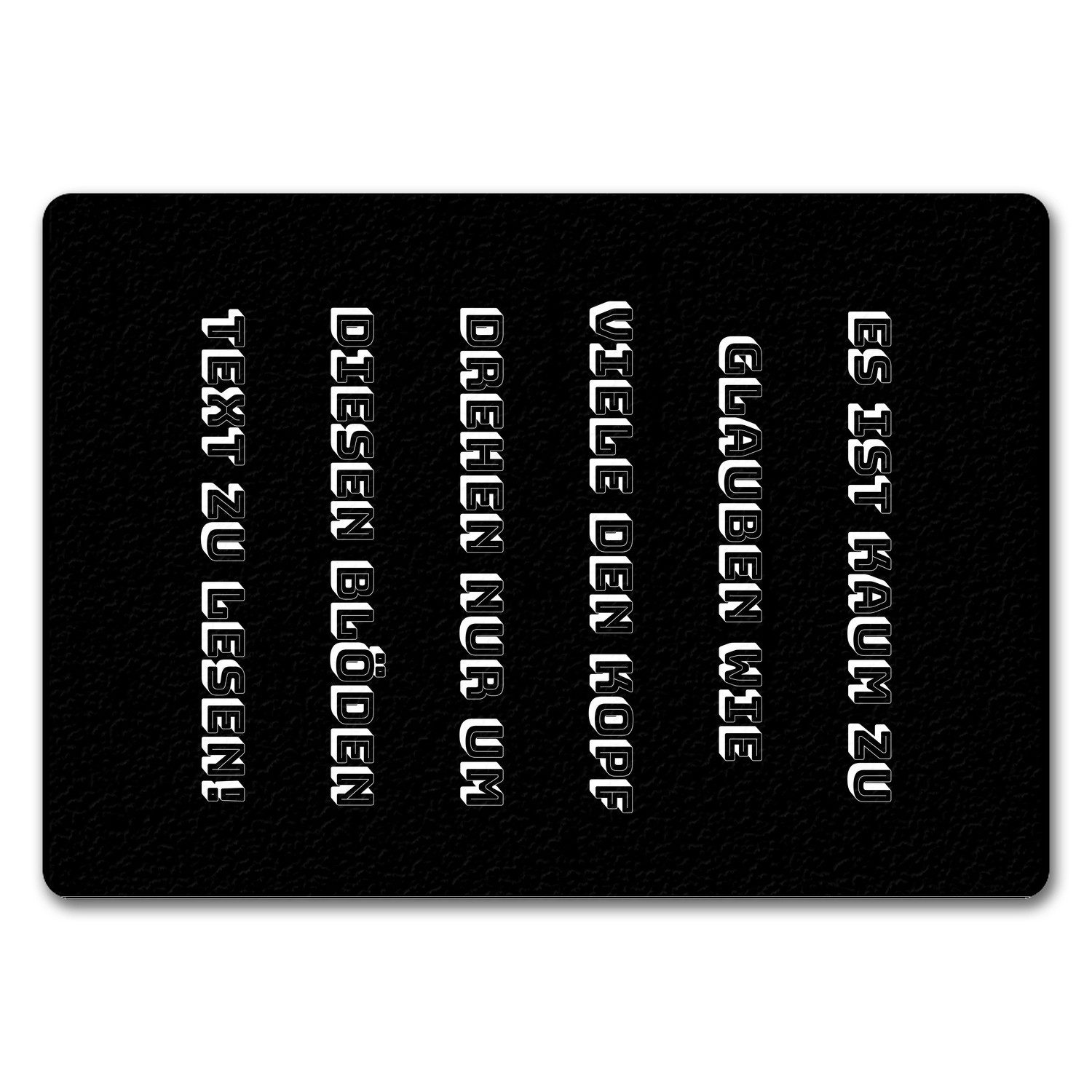 speecheese Fußmatte Fussmatte Wer ließt schon günstig online kaufen