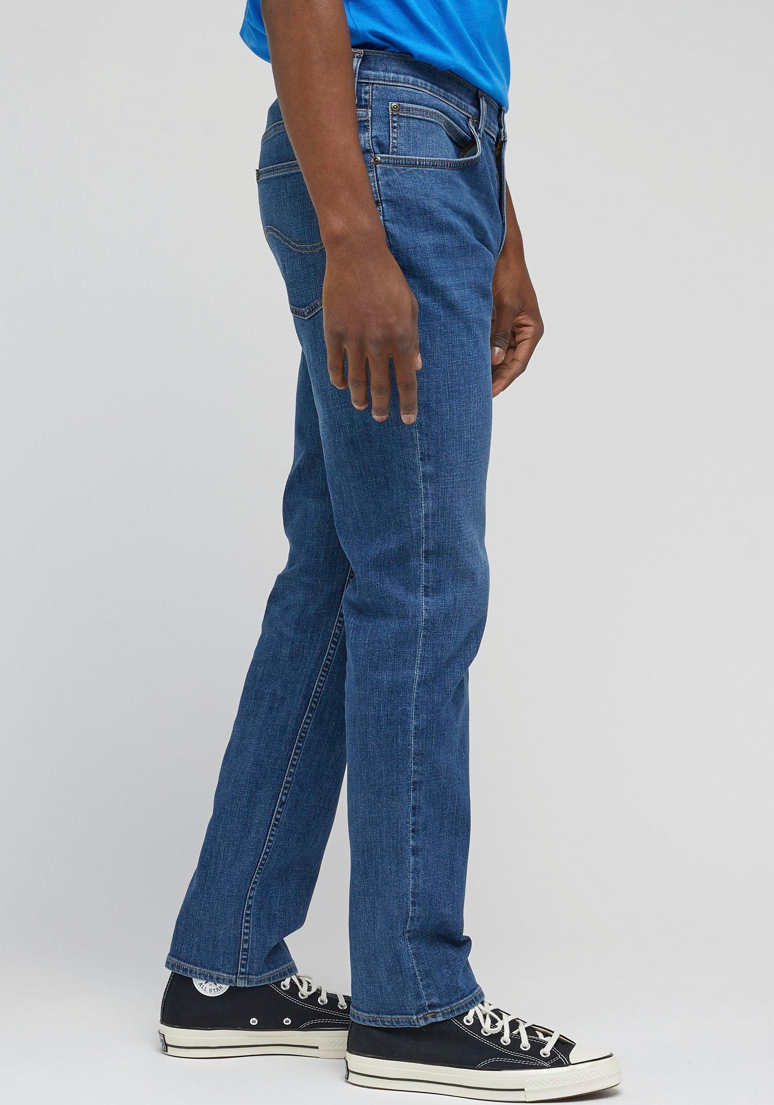 worn mid Lee® kahuna Straight-Jeans Brooklyn