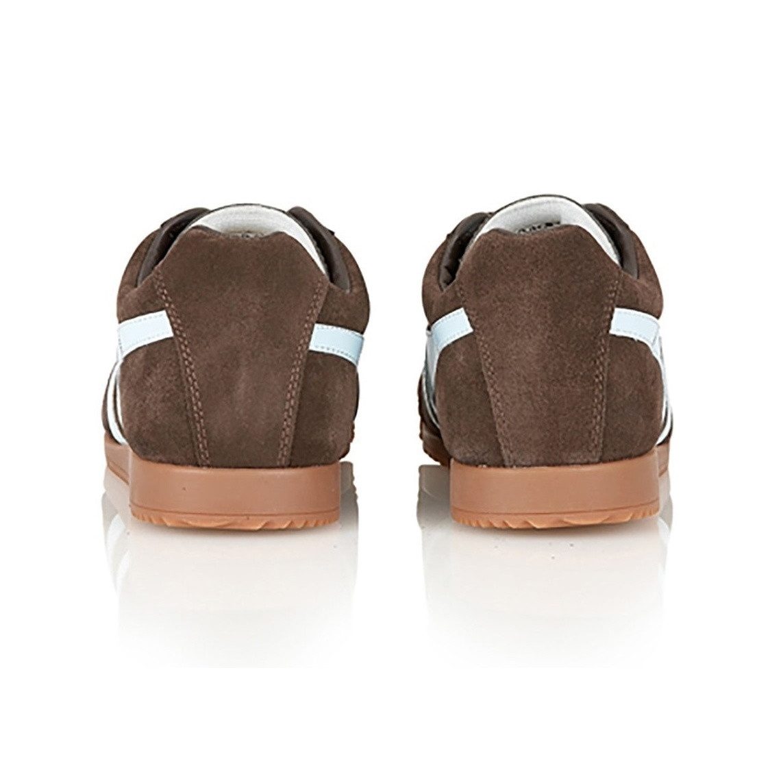 Gola Harrier Suede-Leder dunkelbraun/blau Herren Sneaker günstig online kaufen