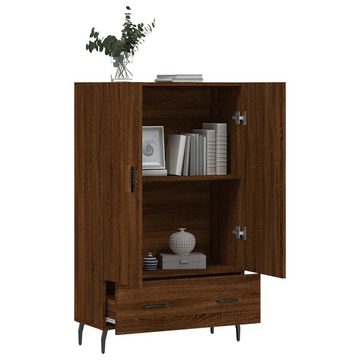 vidaXL Sideboard Highboard Braun Eichen-Optik 69,5x31x115 cm Holzwerkstoff (1 St)