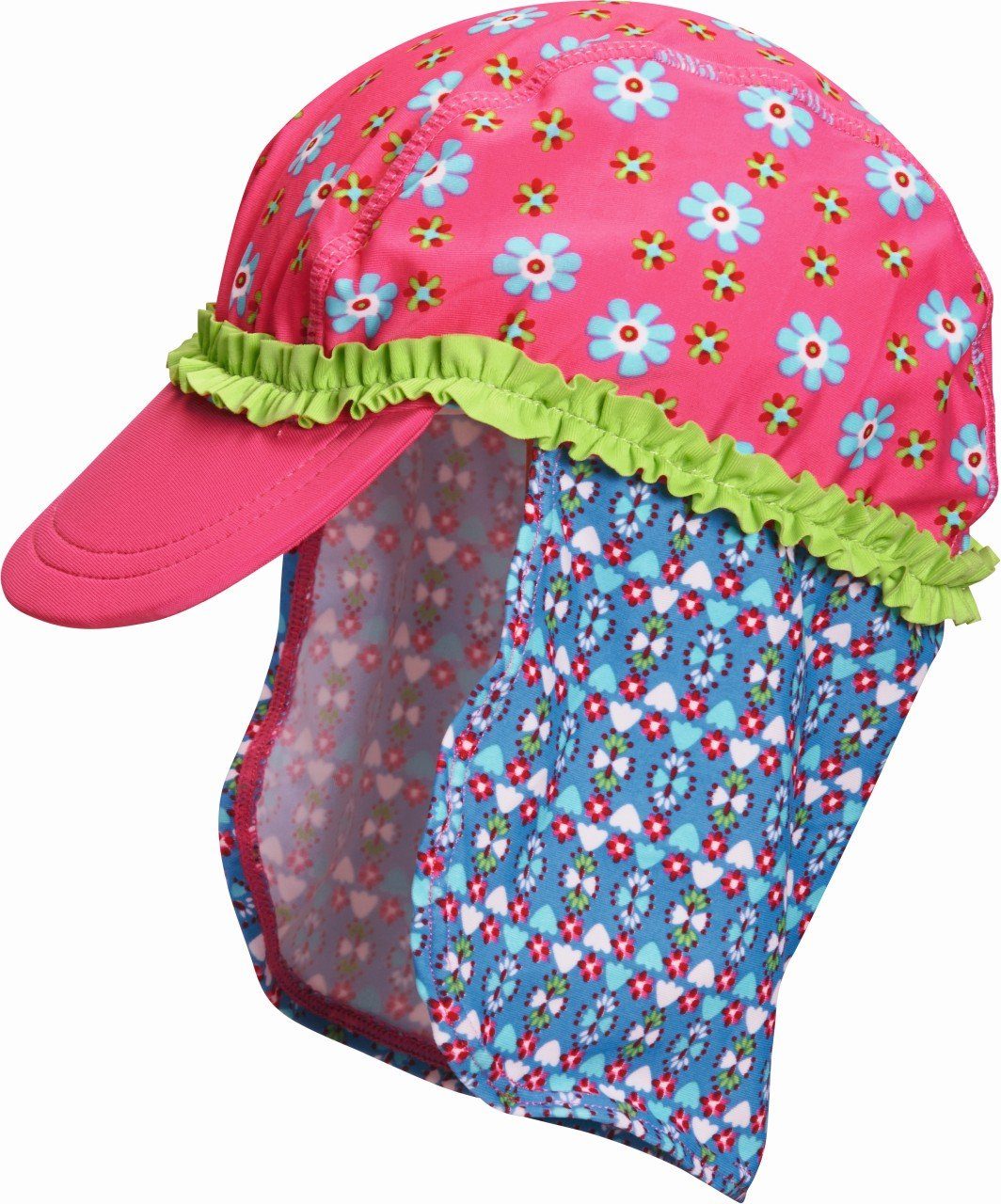 Sonnenhut UV-Schutz Mütze Blumen
