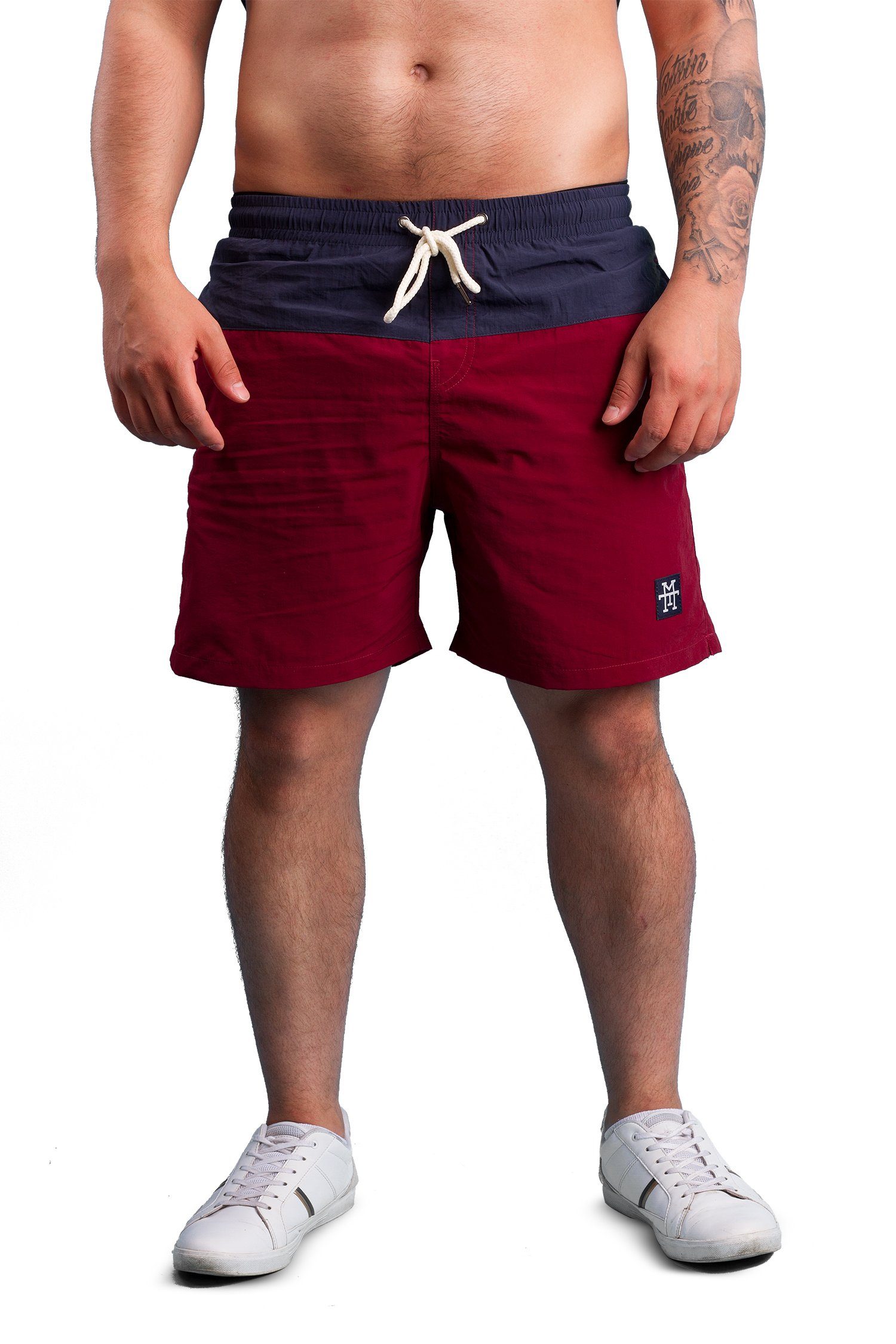 Red/Navy Shorts - Manufaktur13 Swim Badeshorts Badehosen schnelltrocknend