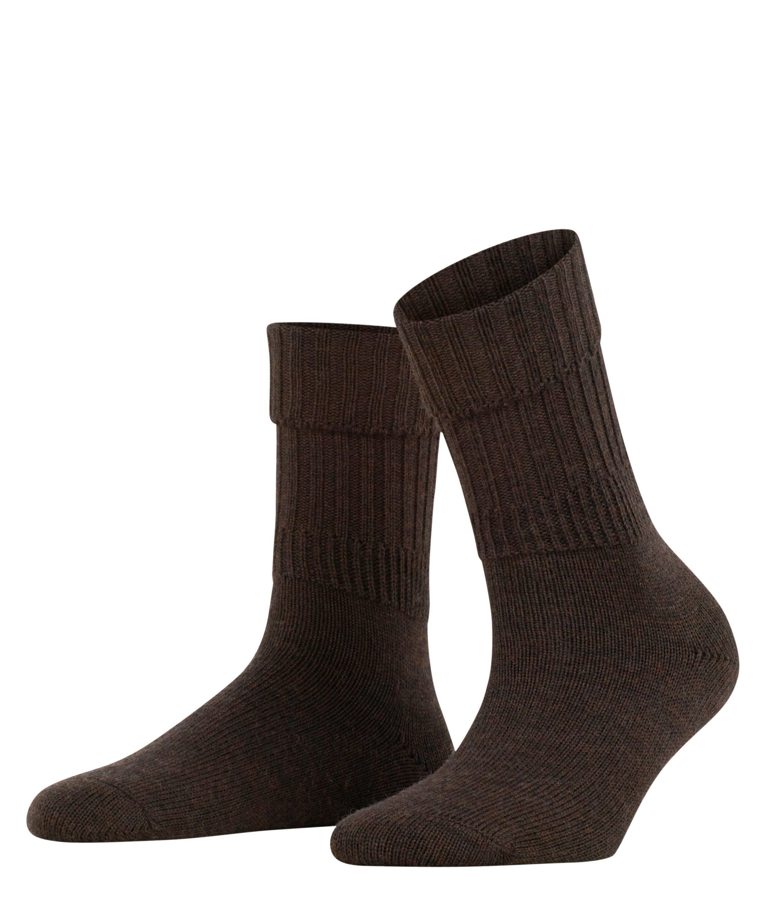 FALKE Socken Striggings Rib (1-Paar) dark brown (5450)