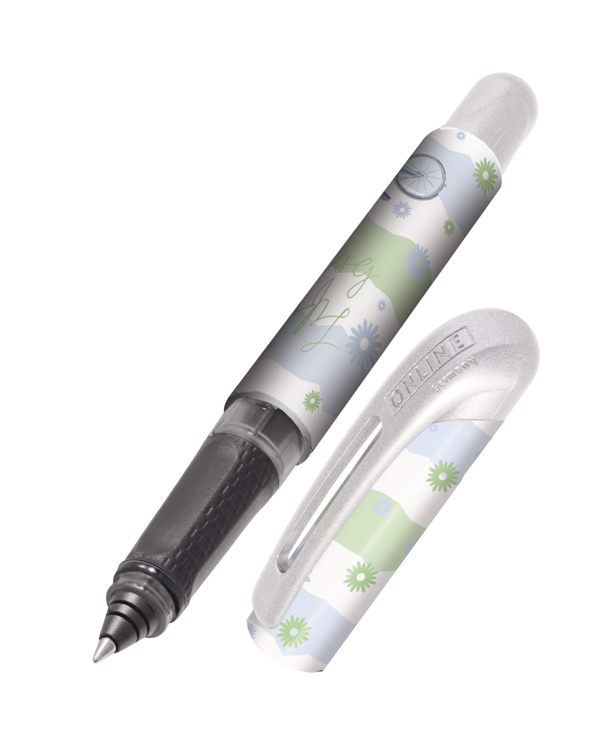Online Pen Tintenroller College Tintenpatronen-Rollerball, ergonomisch, ideal für die Schule, hergestellt in Deutschland