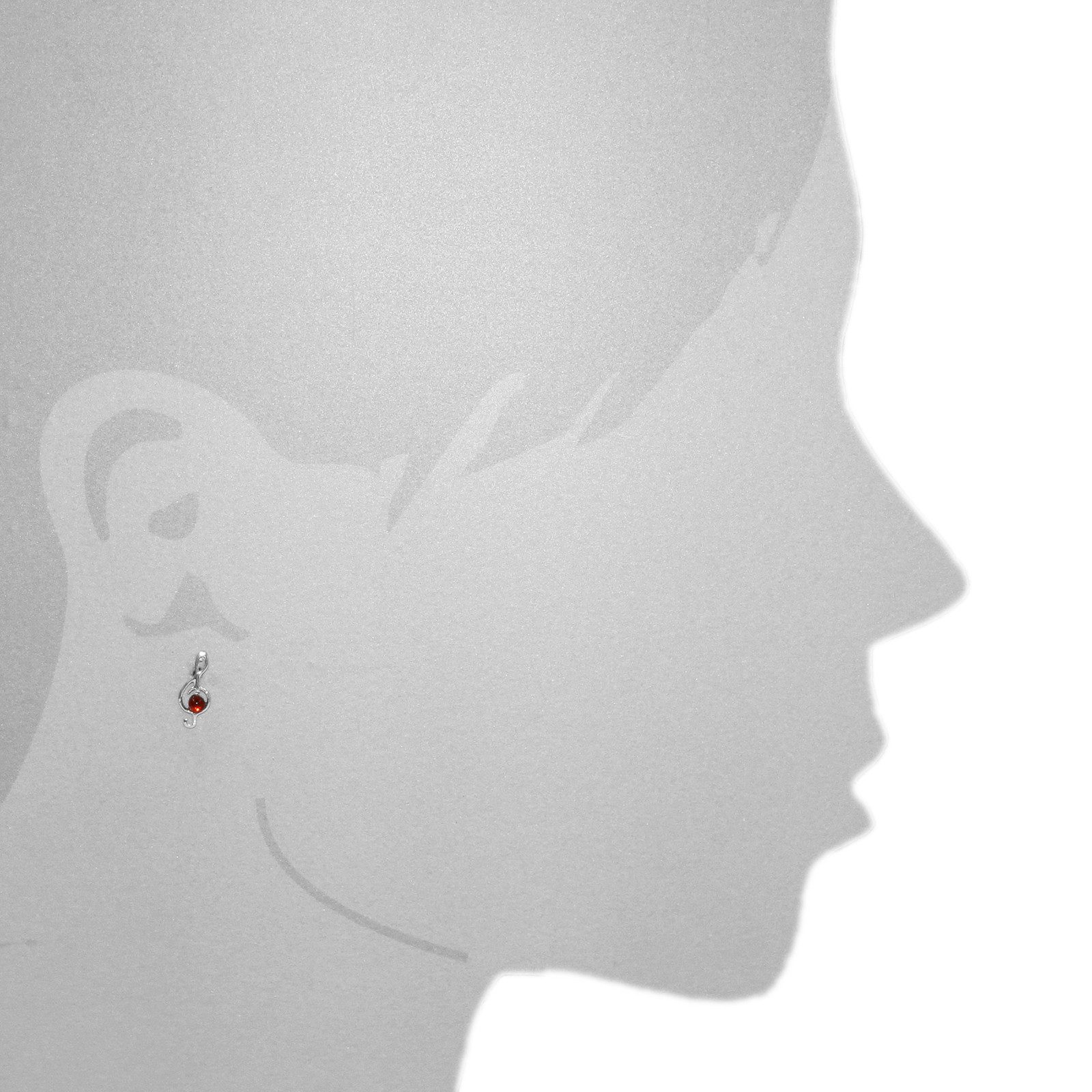 OSTSEE-SCHMUCK Paar Ohrstecker Ostsee-Schmuck Ohrstecker Notenschlüssel (2- günstig online kaufen