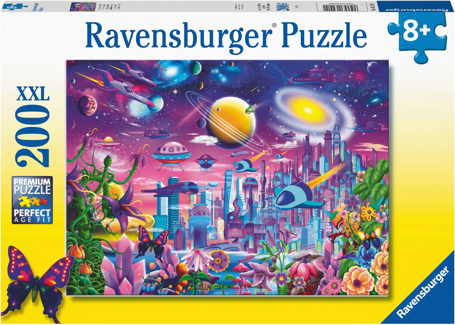 Ravensburger Puzzle Kosmische Stadt, 200 Puzzleteile, Made in Germany; FSC® - schützt Wald - weltweit