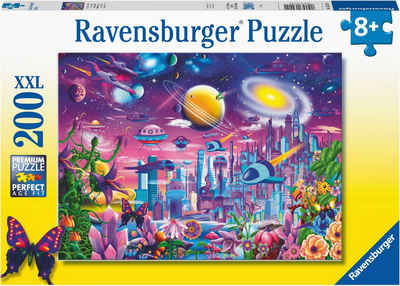 Ravensburger Puzzle Kosmische Stadt, 200 Puzzleteile, Made in Germany; FSC® - schützt Wald - weltweit
