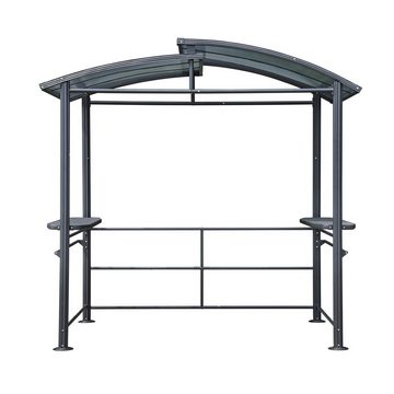 bellavista - Home&Garden® Pavillon Hartdtop Grillpavillon 2,4x1,5m anthrazit, BxT:240x150 cm