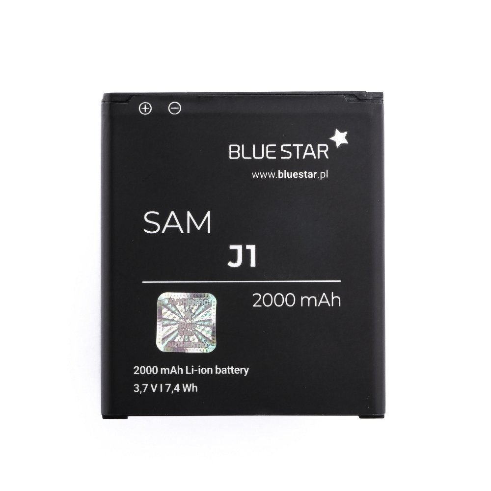 BlueStar Bluestar Akku Ersatz kompatibel mit Samsung Galaxy J1 (J100H) 2000 mAh BJ100CBE Austausch Batterie Accu Smartphone-Akku