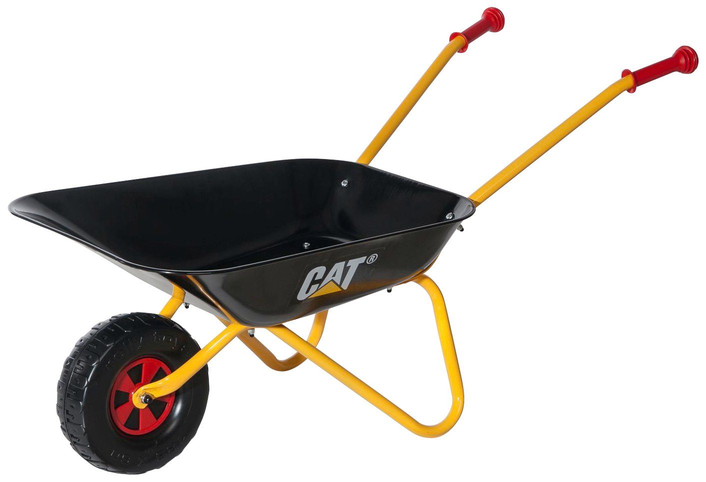 Kinderschubkarre mit Metallschüssel Schüssel schwarz