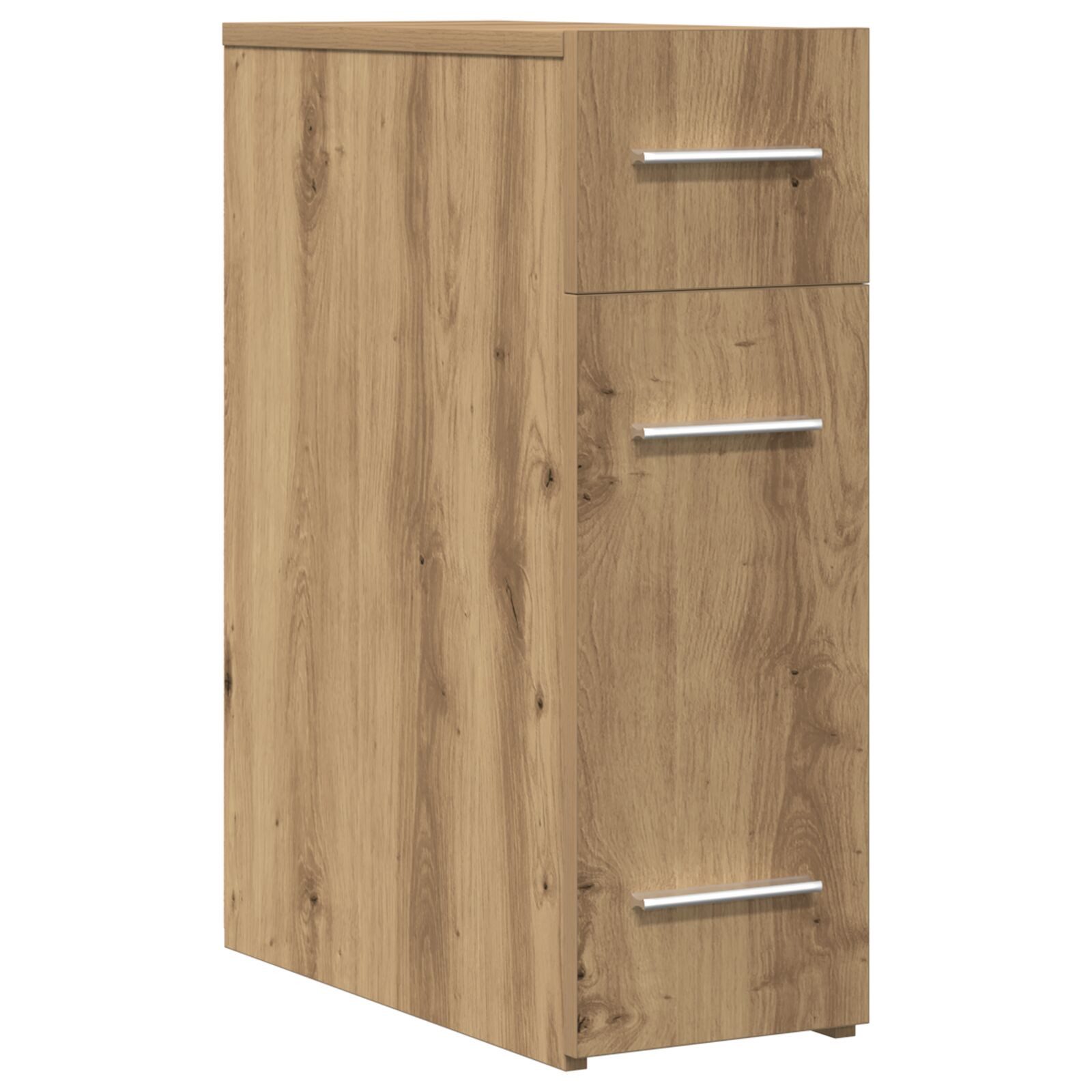 vidaXL Mehrzweckschrank 20 x 45,5 x 60 cm Apothekerschrank Artisan Eiche 20x45,5x60 cm Spanpla