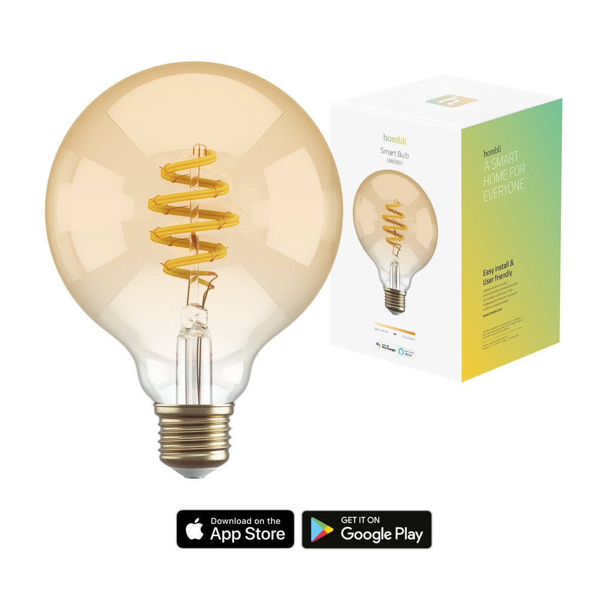Hombli Spezialleuchtmittel Filament Glühbirne