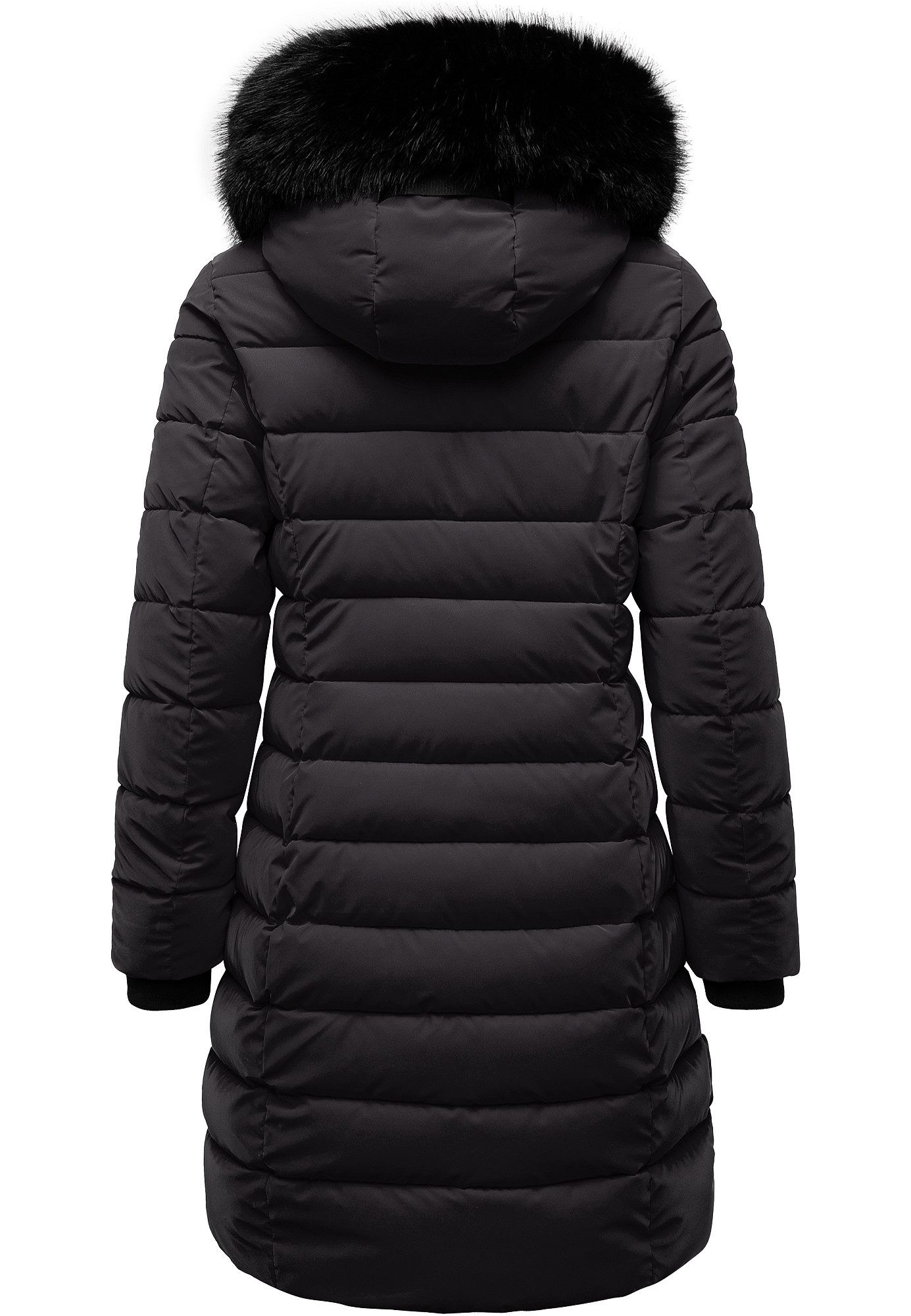 REPUBLIX Winterjacke ZOE Damen Gefütterte Dicke Glanz Winter Jacke Mantel Parka mit Kapuze