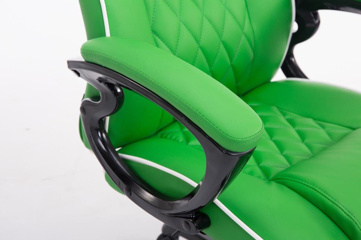 Chair Kunstleder, drehbar CLP Gaming grün und BIG XXX höhenverstellbar