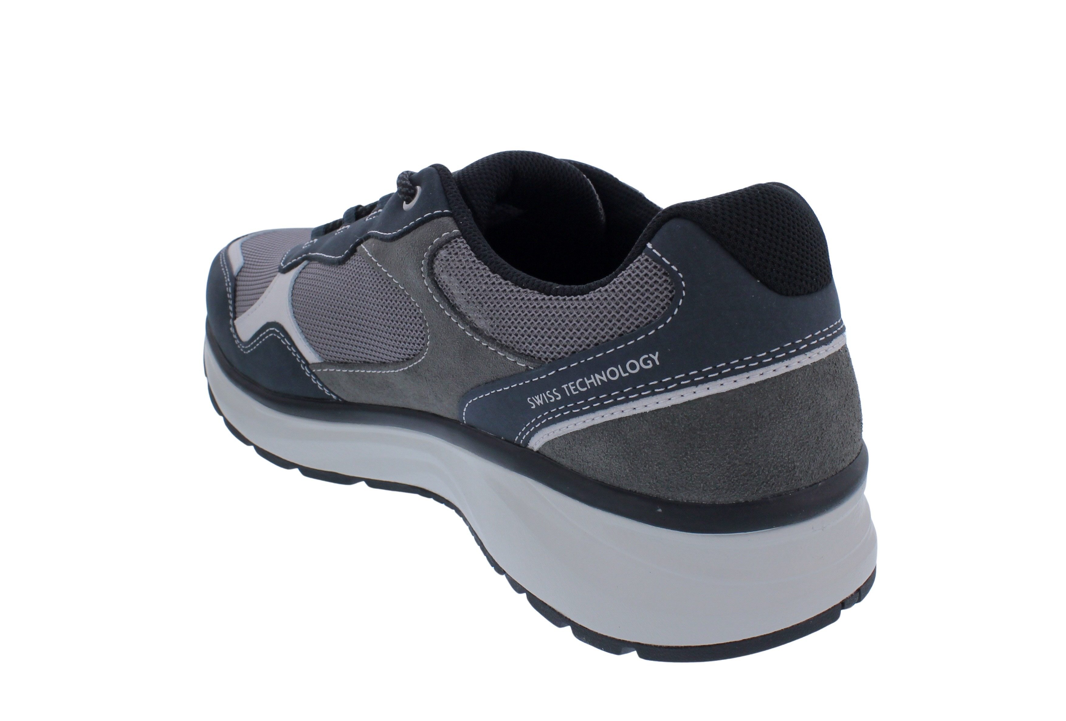 Joya Joya Tony III Blue-Grey Sneaker, Nubuk-/ Veloursleder und Textil, Act Schnürschuh