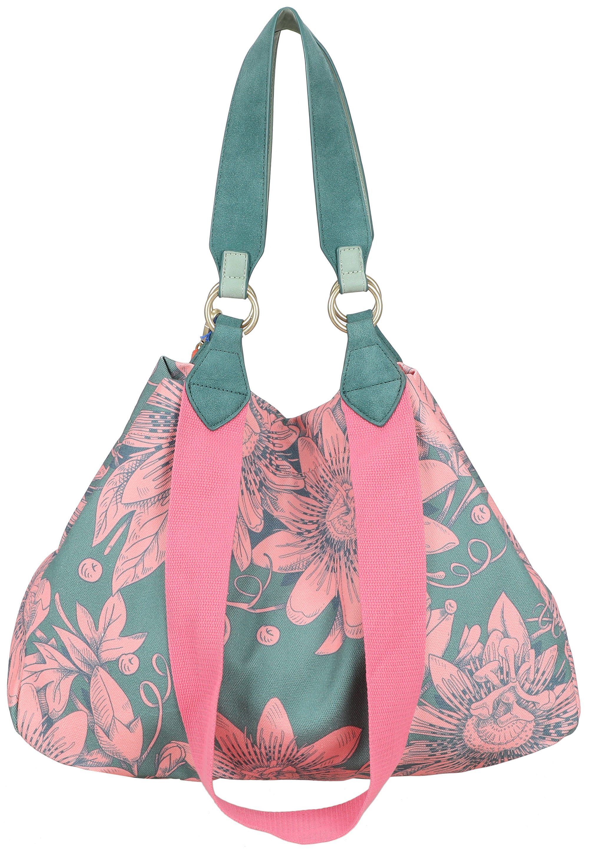 Fritzi aus Preußen Shopper Fritzi x Frida Kahlo, mit Blumenprint