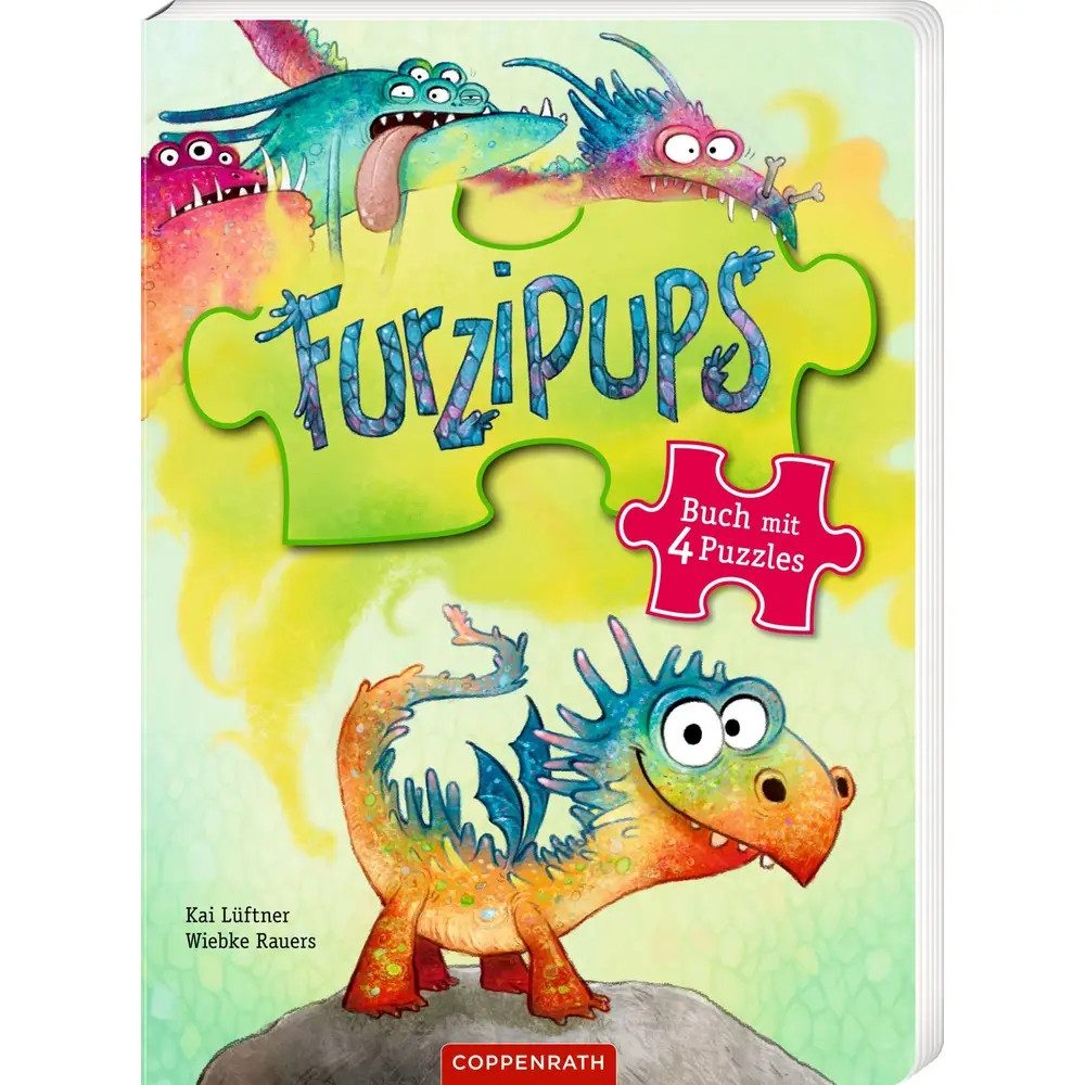 COPPENRATH DIE SPIEGELBURG Zeichenalbum Furzipups - Buch mit 4 Puzzles