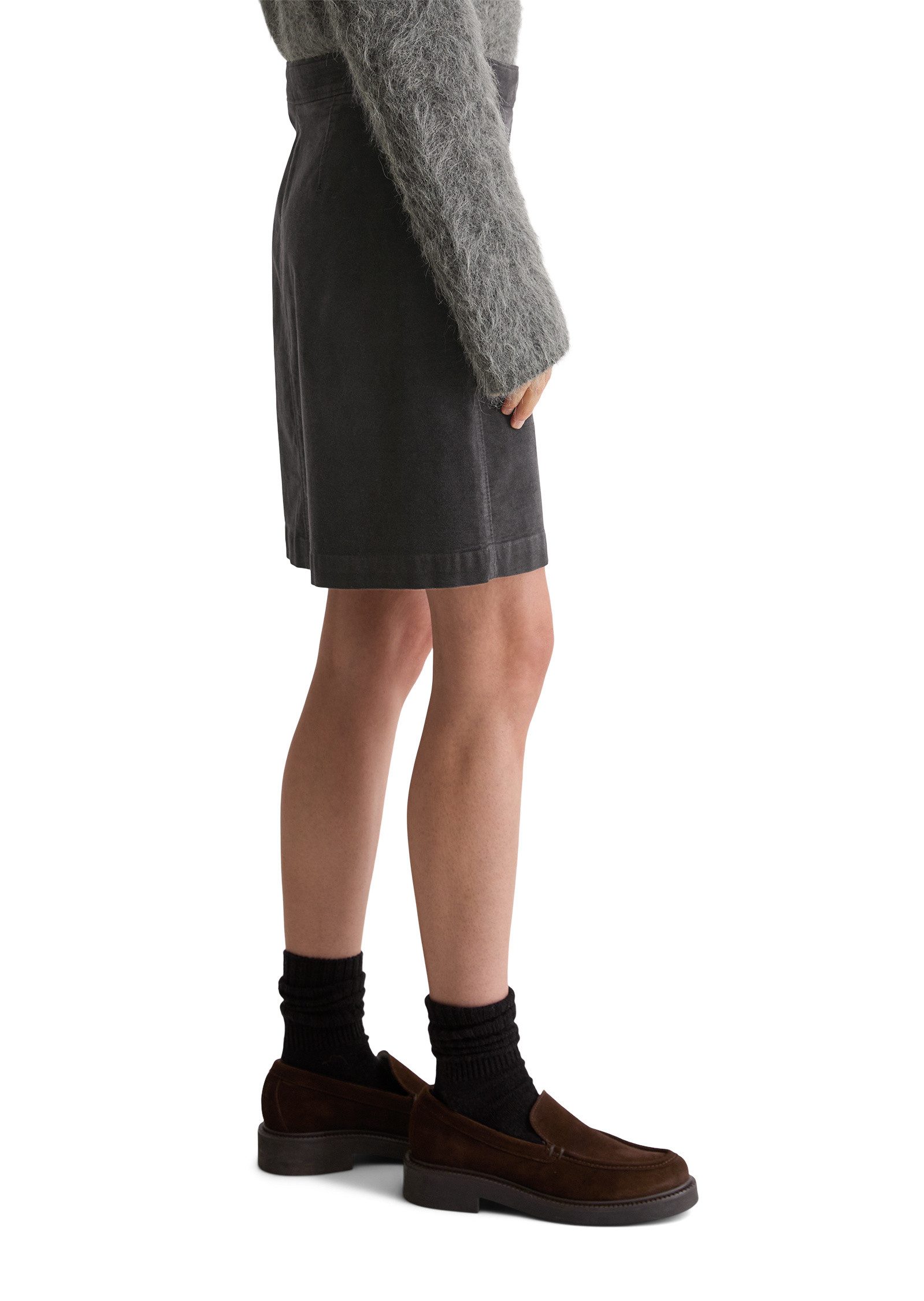 Marc O'Polo Webrock aus Organic-Cotton-Viskose-Stretch günstig online kaufen