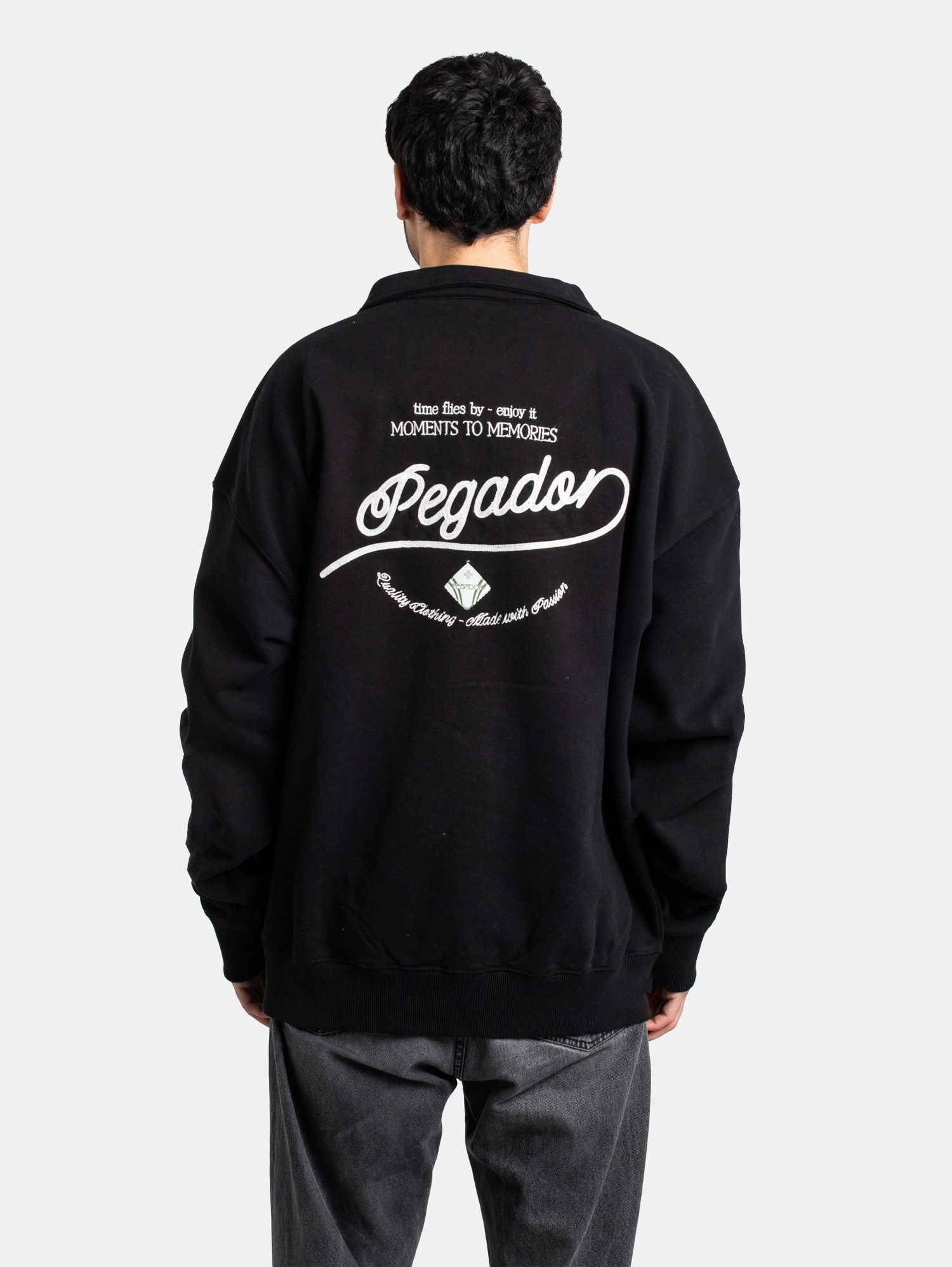 PEGADOR Polokragenpullover Pegador Belmonte Oversized Polo Sweater