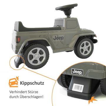 Lemodo Rutscherauto Jeep Rutschauto mit Staufach und Sound-Lenkrad