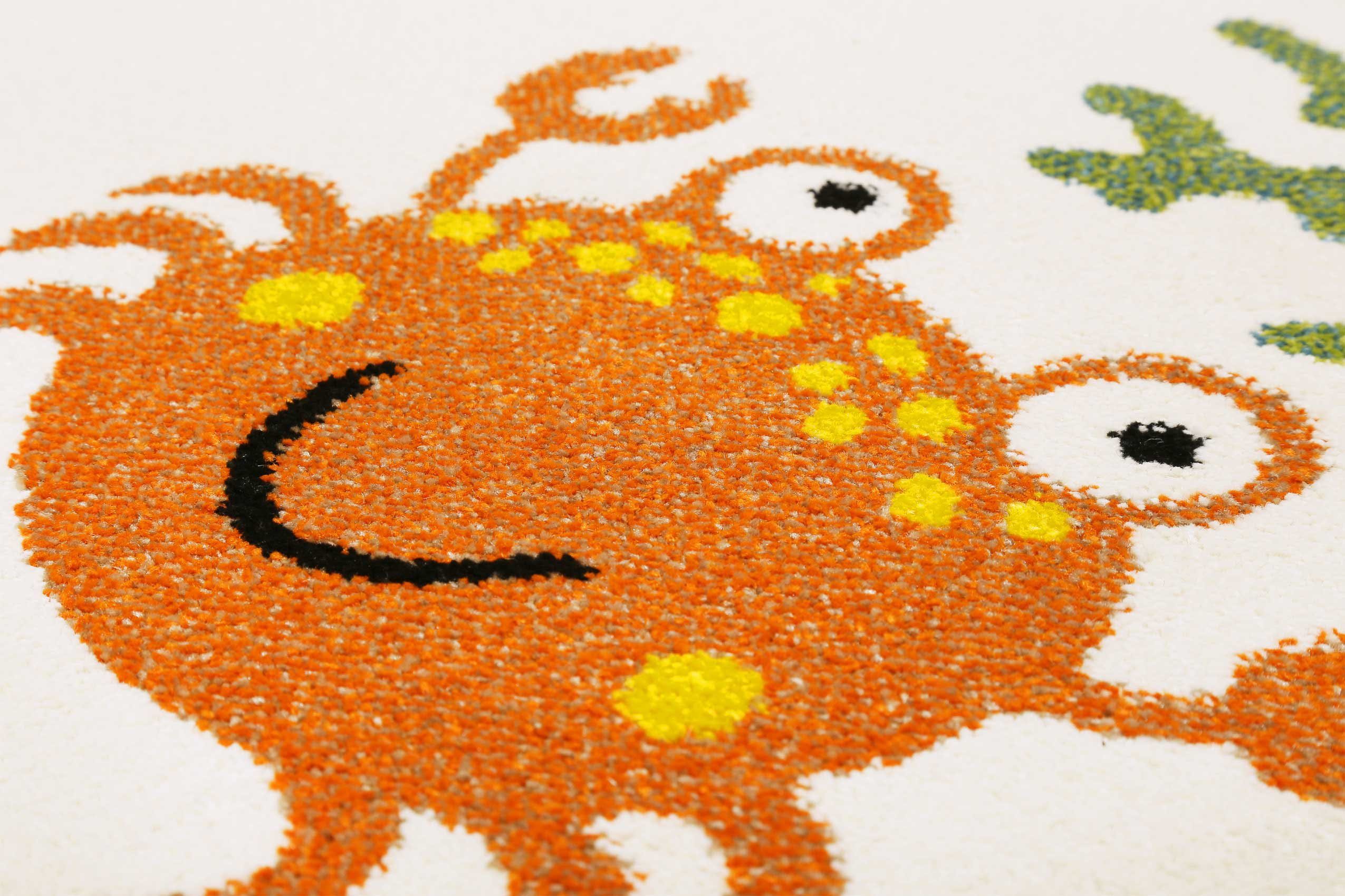 Esprit Kinderteppich Waterworld ESP-21073, rechteckig, Höhe: 13 mm, buntes Strandmotiv, Kurzflor, Krabbe & co.