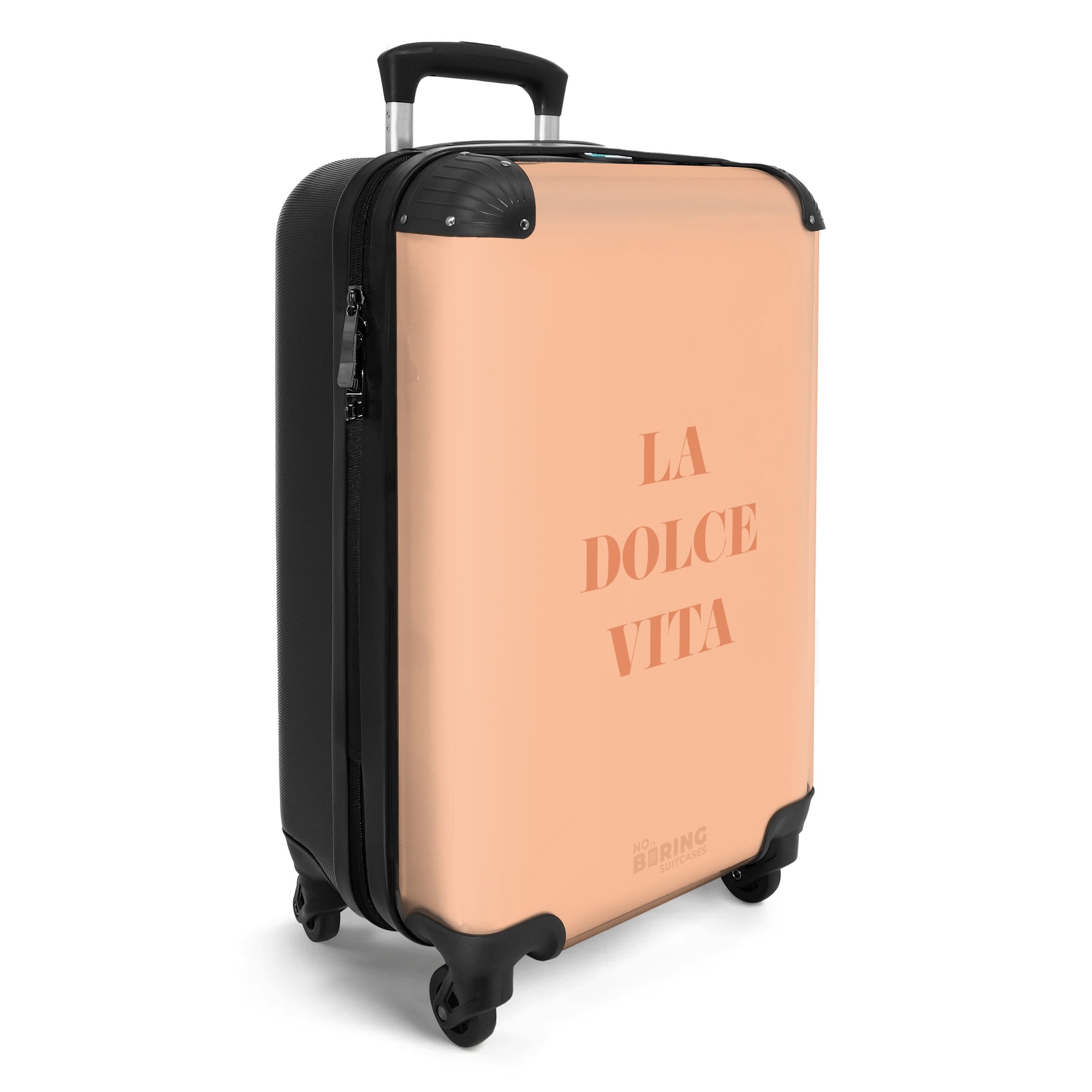 NoBoringSuitcases.com© Hartschalen-Trolley Das Zitat "la dolce günstig online kaufen
