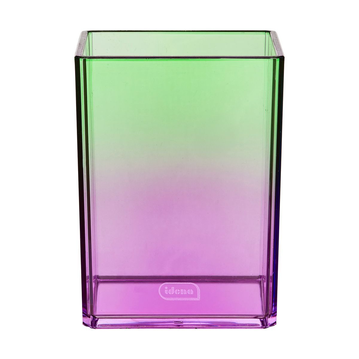 Idena Aufbewahrungsbox Idena Stiftehalter Bicolor Acryl pink/grün 75x75x101mm