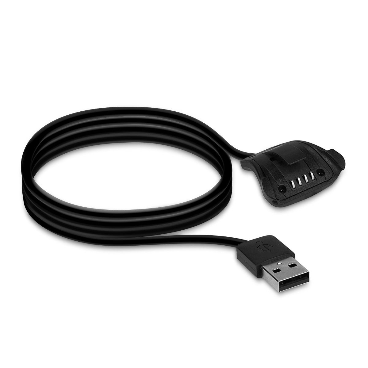 kwmobile USB Ladekabel für TomTom Adventurer/Runner 3/Spark 3/Golfer 2 Elektro-Kabel, Kabel Charger - Smart Watch Ersatzkabel - Fitnesstracker Aufladekabel