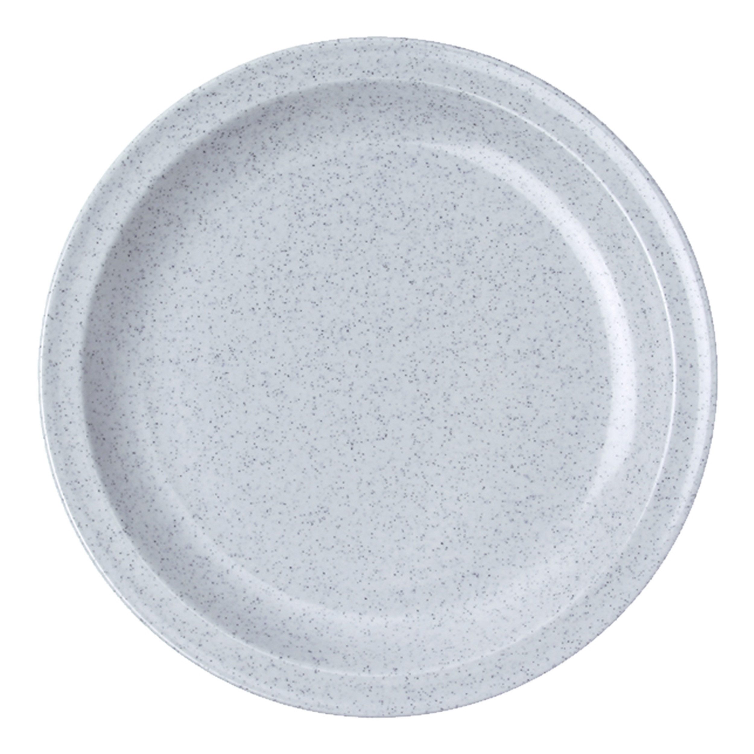 WACA Kunststoffteller Waca Speiseteller Granit Uni – Melamin Ø 23.5 cm Flach, (1 St)