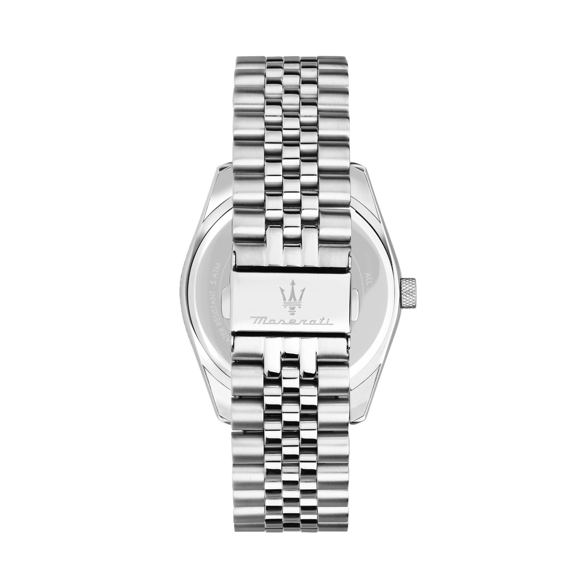 MASERATI Quarzuhr Attrazione Herrenuhr R8853151026 Schwarz Edelstahlband 43 mm 5 ATM