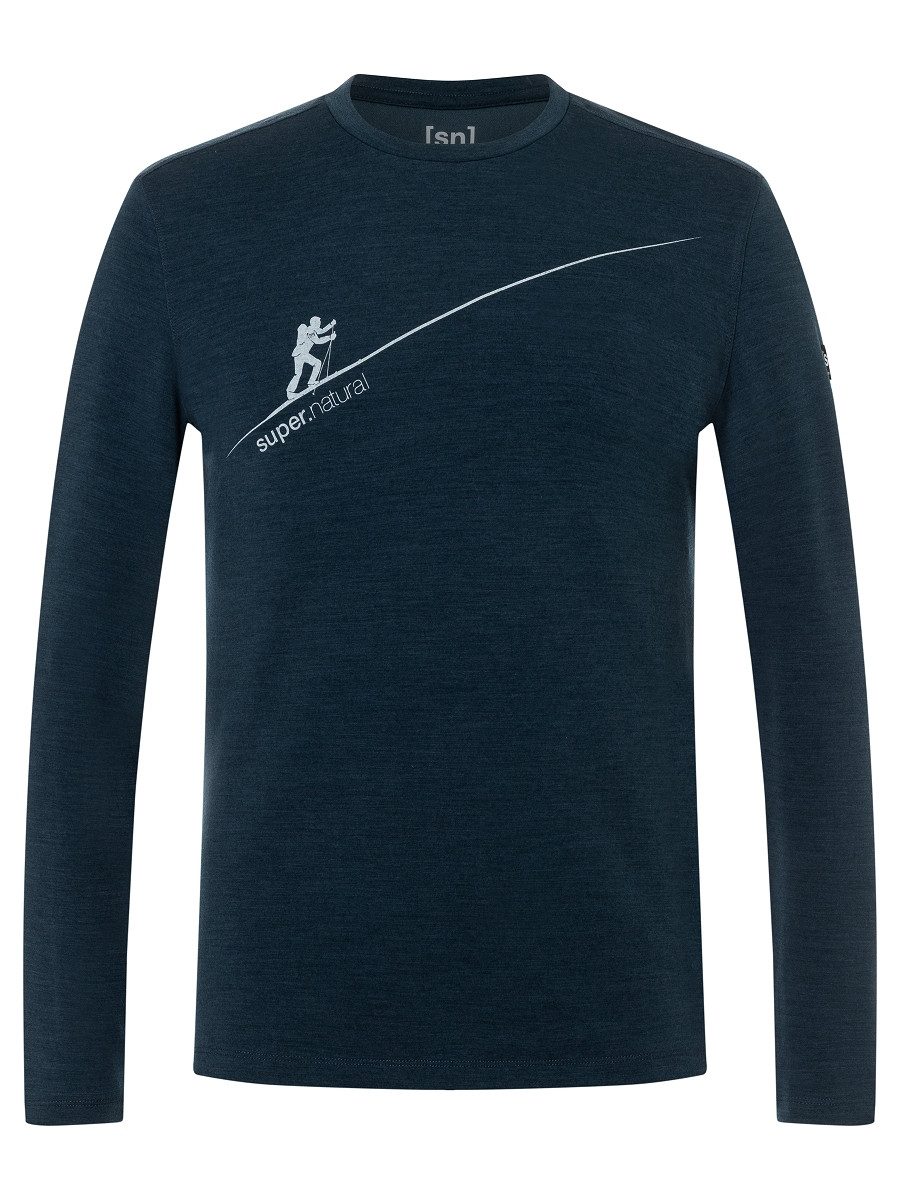 Sweatshirt für Herren, Merino M HAUTE ROUTE BRUSH LS