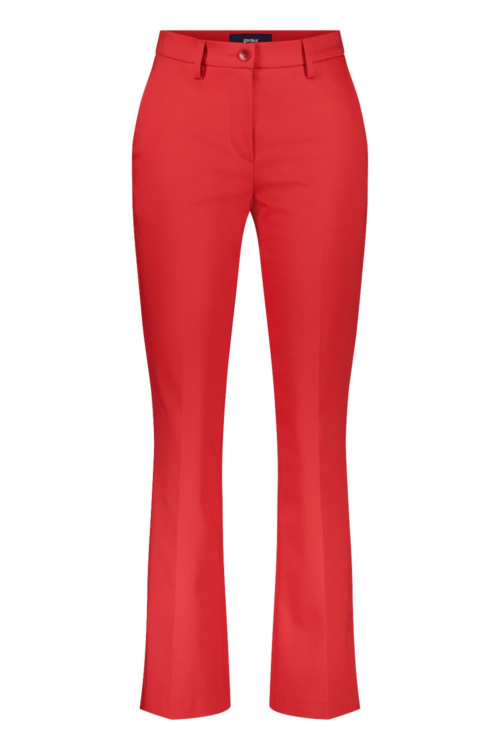 Atelier GARDEUR Bootcut-Jeans ZELMA1-601601-4036 Damenhose rot Bootcut Slim Fit verkürzte Länge Baumwoll-Mix mit Elasthan für angenehmen Sitz