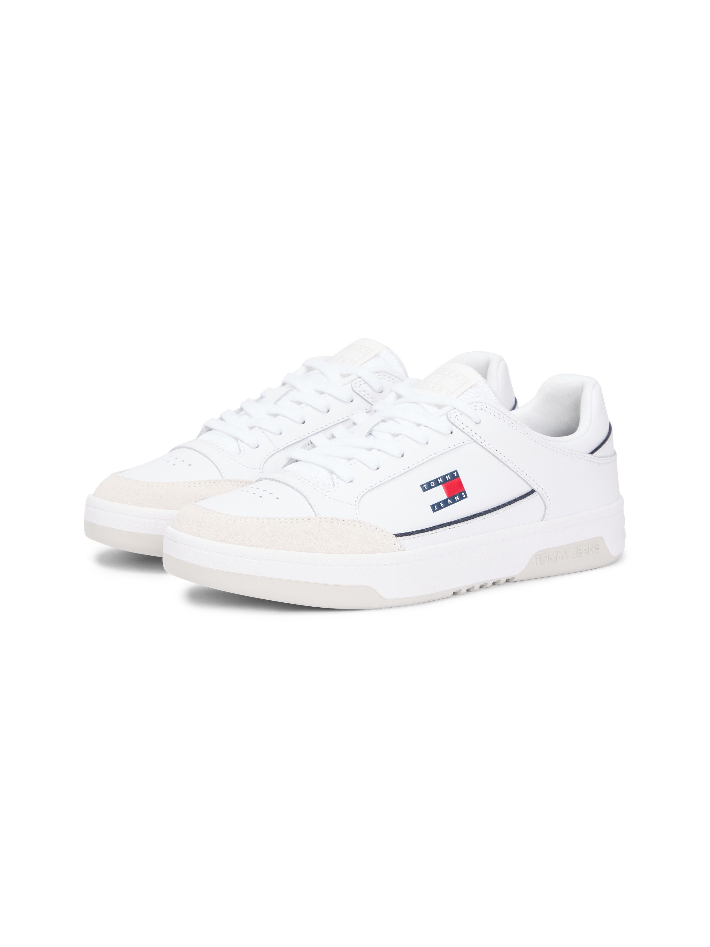 Tommy Jeans TJM CUPSOLE LEATHER Кросівки, Freizeitschuh, Halbschuh, Schnürschuh mit seitlicher Logoflagge