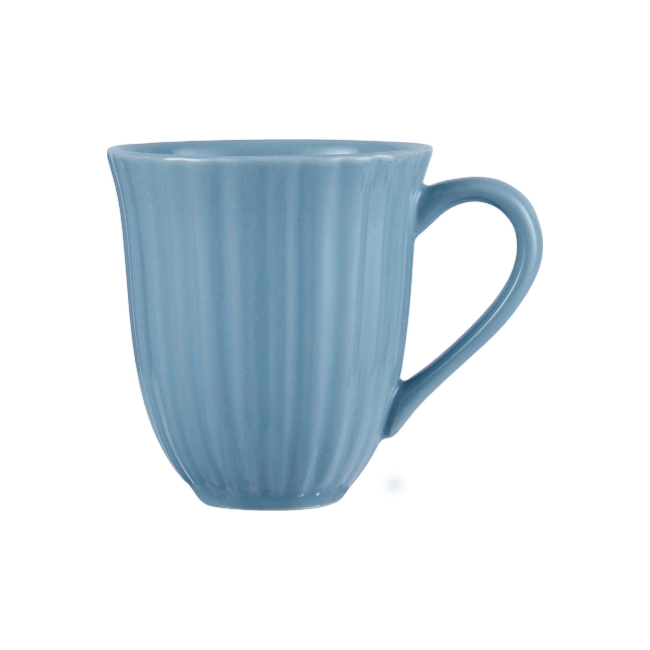 Ib Laursen Tasse IB Laursen Tasse mit Rillen Mynte® Blue Bell