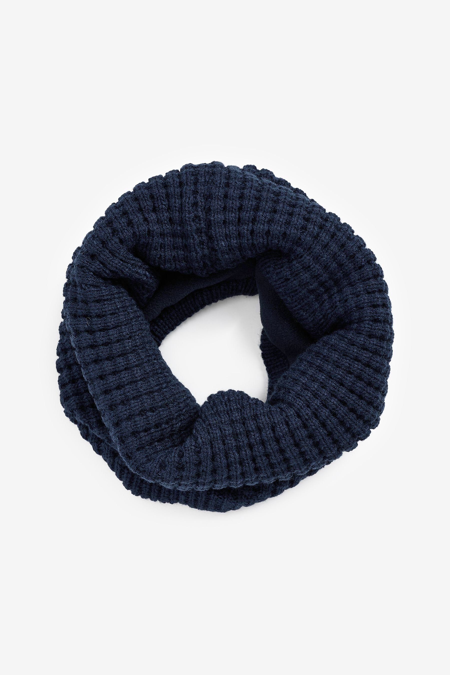 (1-St) Blue Schlauchschal, Loop Gestrickter Navy Next