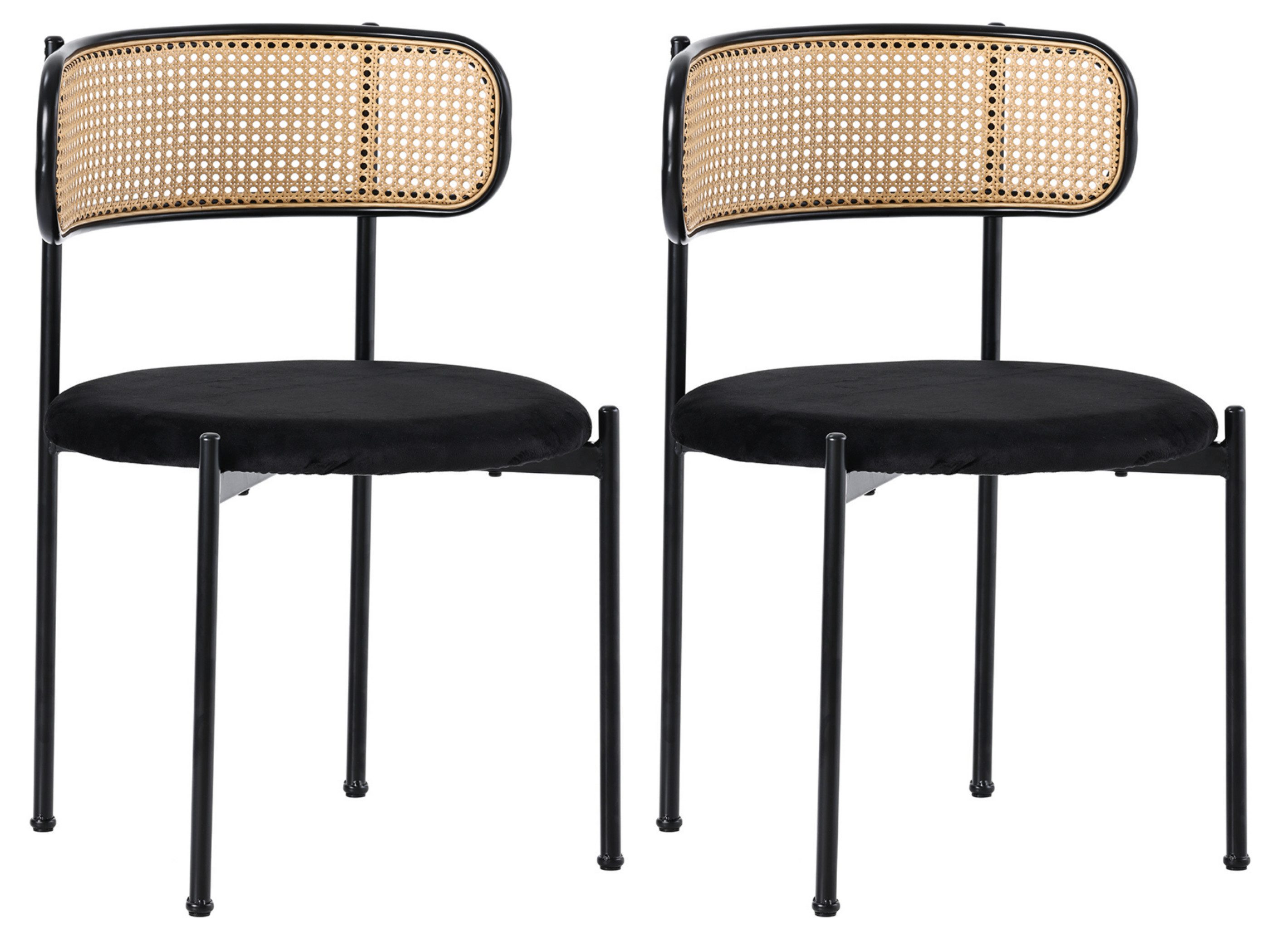 SeedWave Esszimmerstuhl Rattan Set aus 2 günstig online kaufen