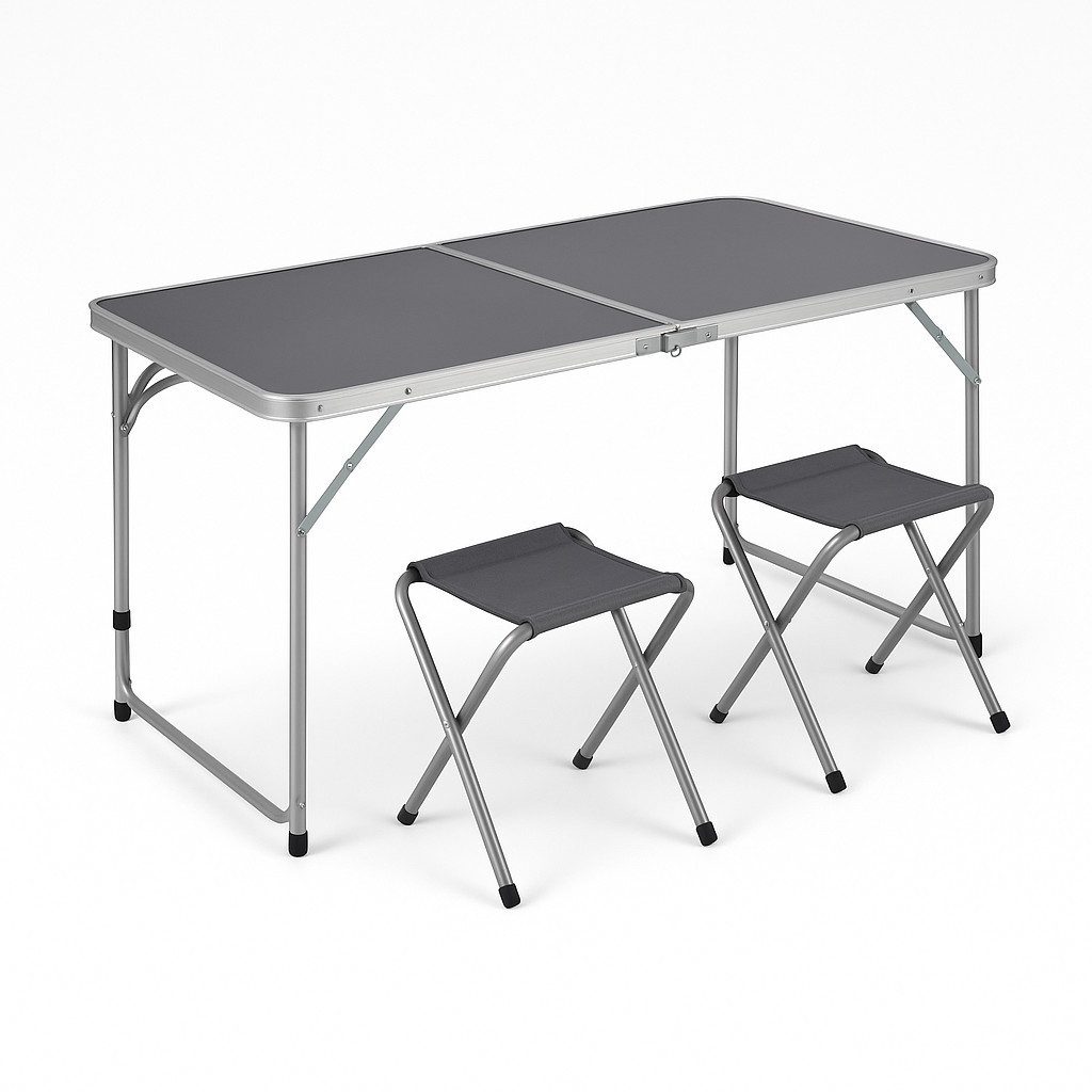 Greemotion Campingtisch [Faro] Klapptisch Reisetisch klappbar mit 4er Set S günstig online kaufen