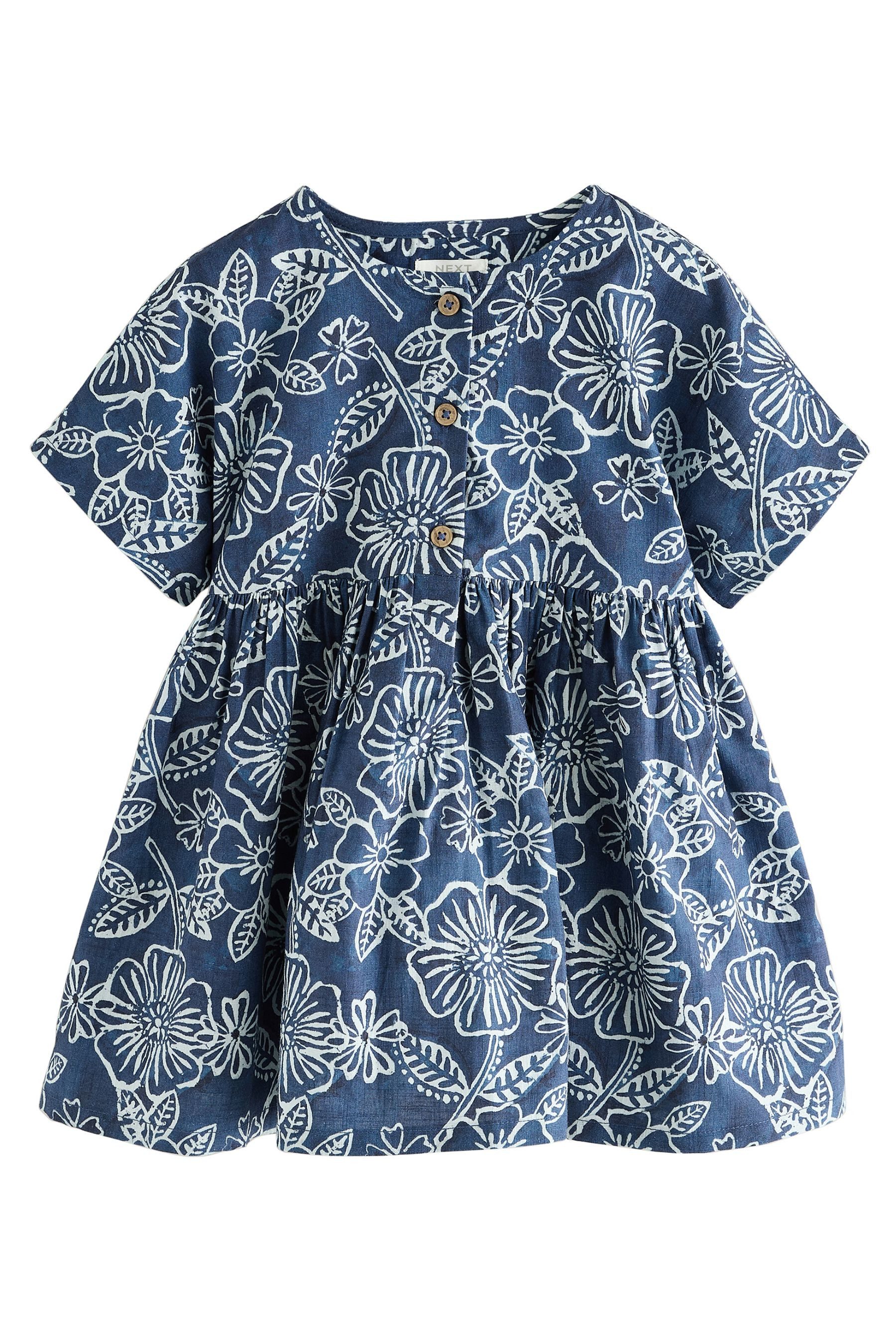 Sommerkleid Lässiges Kleid aus 100 % Baumwolle